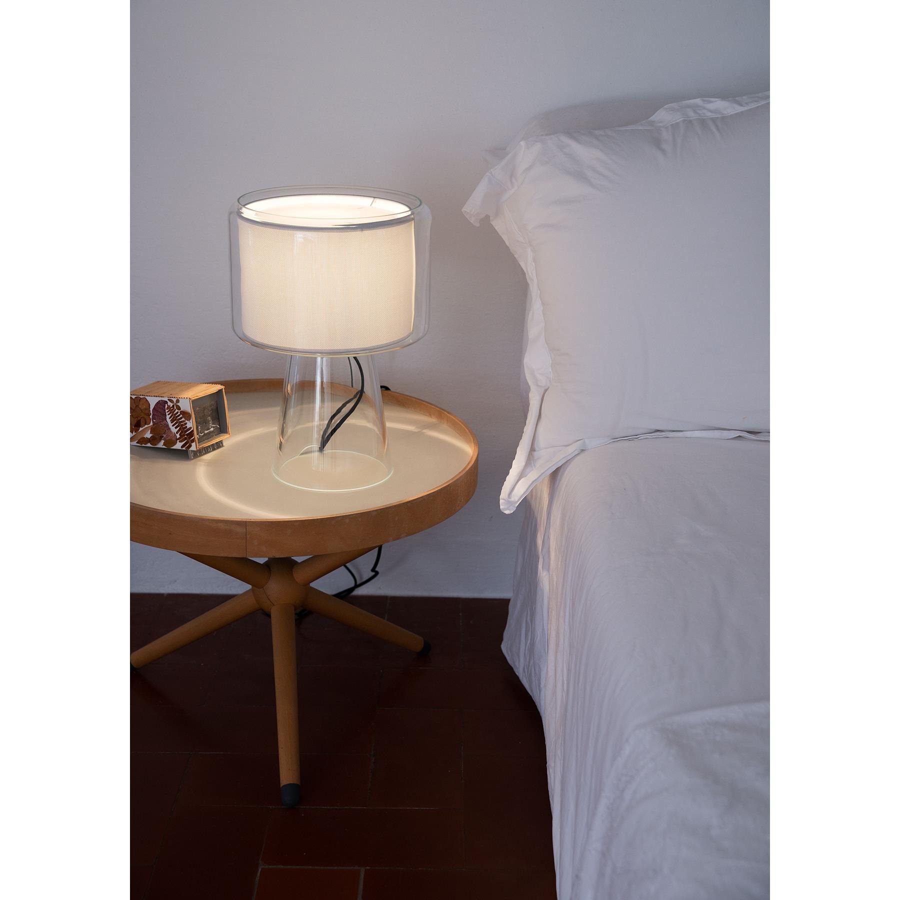 Marset Mercer M tafellamp naturel katoen