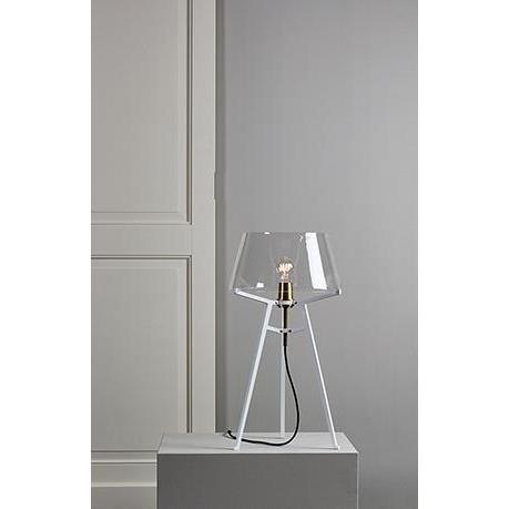 Tonone Ella tafellamp Pure White, transparant