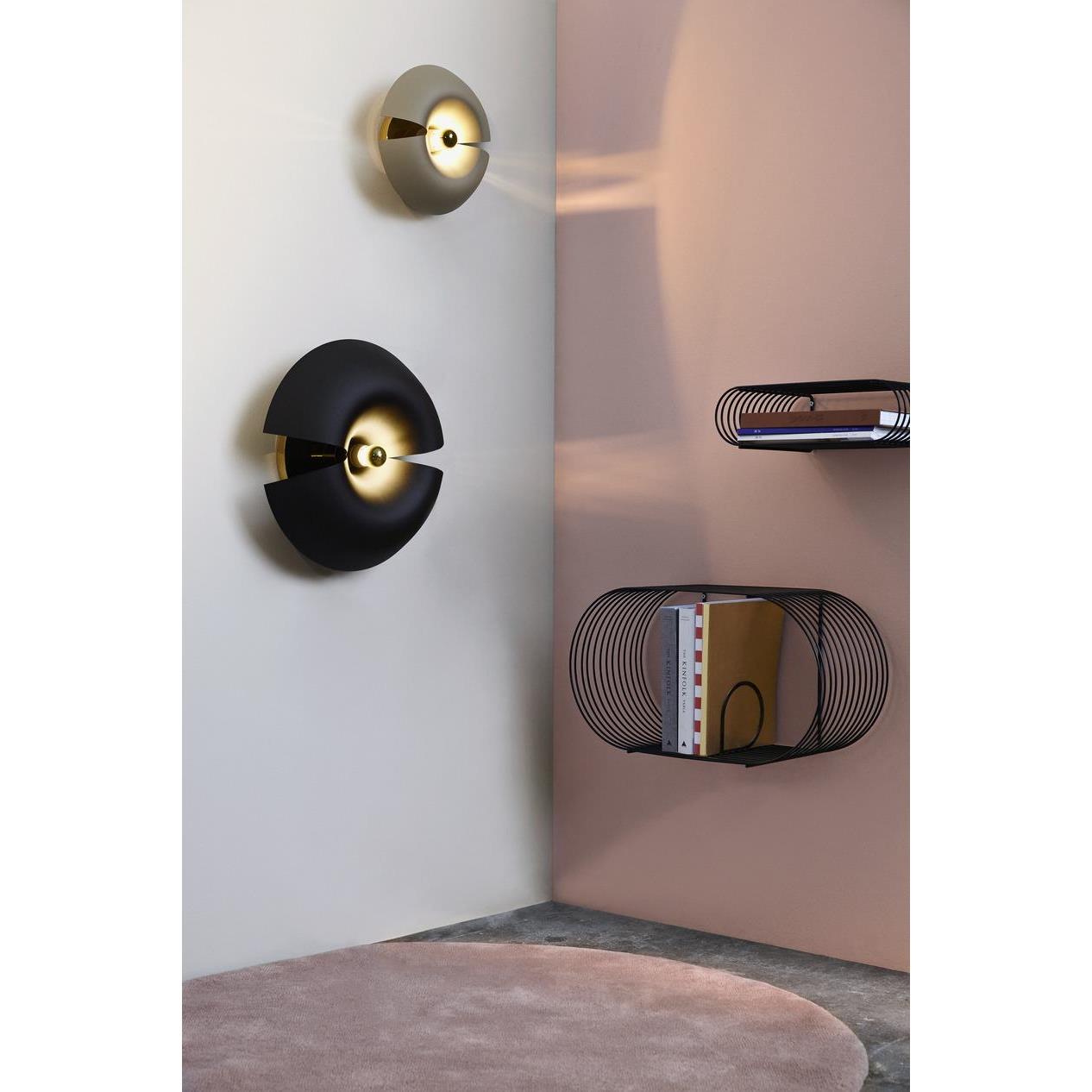 AYTM Cycnus wandlamp 45 zwart|goud
