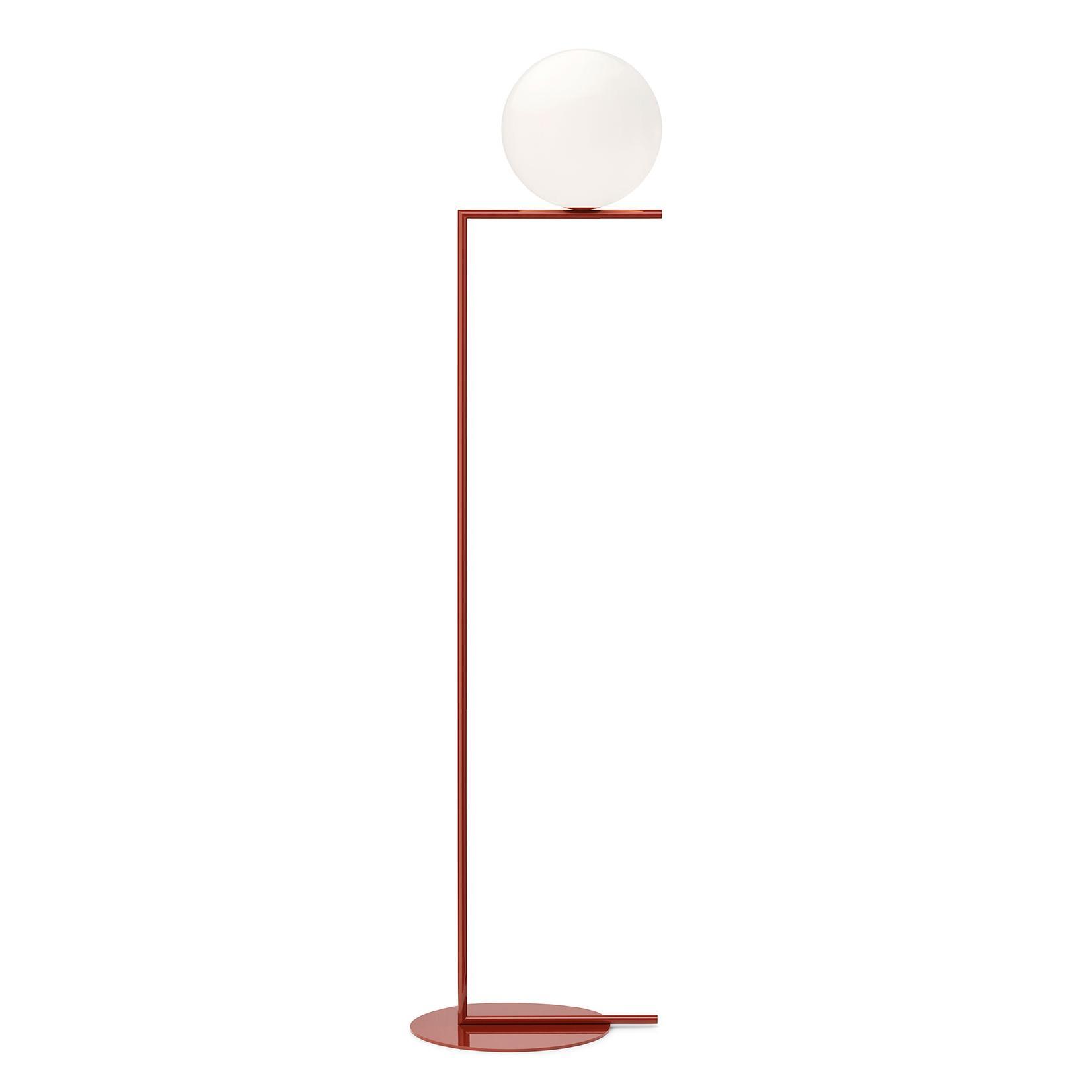 Flos IC Lights F2 vloerlamp bordeaux