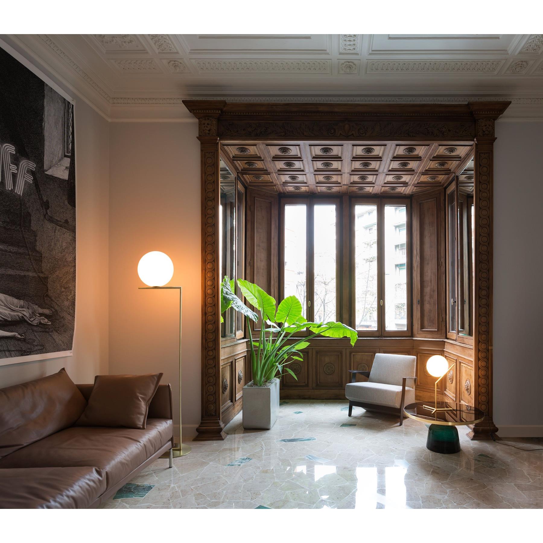 Flos IC Lights F2 vloerlamp bordeaux
