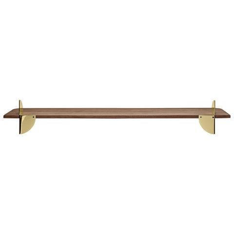 AYTM Aedes wandplank 80 walnoot|zwart