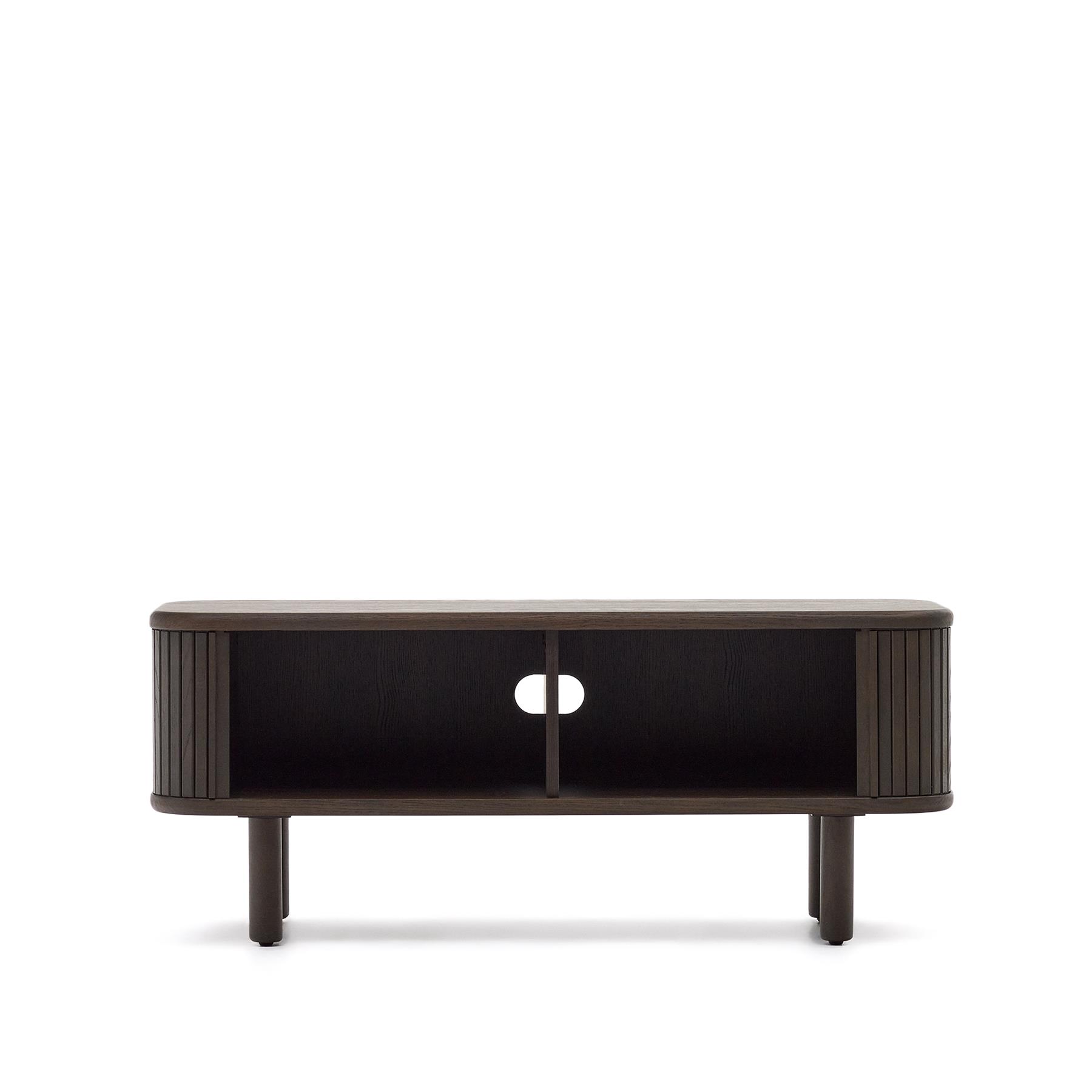 Kave Home Mailen Tv-meubel - B 120 cm - Donkerbruin