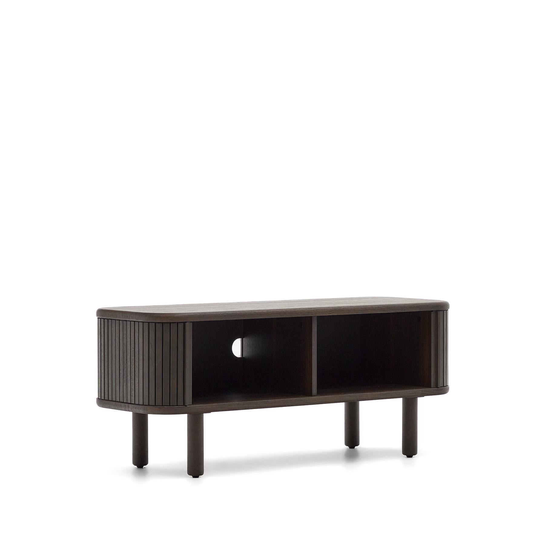 Kave Home Mailen Tv-meubel - B 120 cm - Donkerbruin