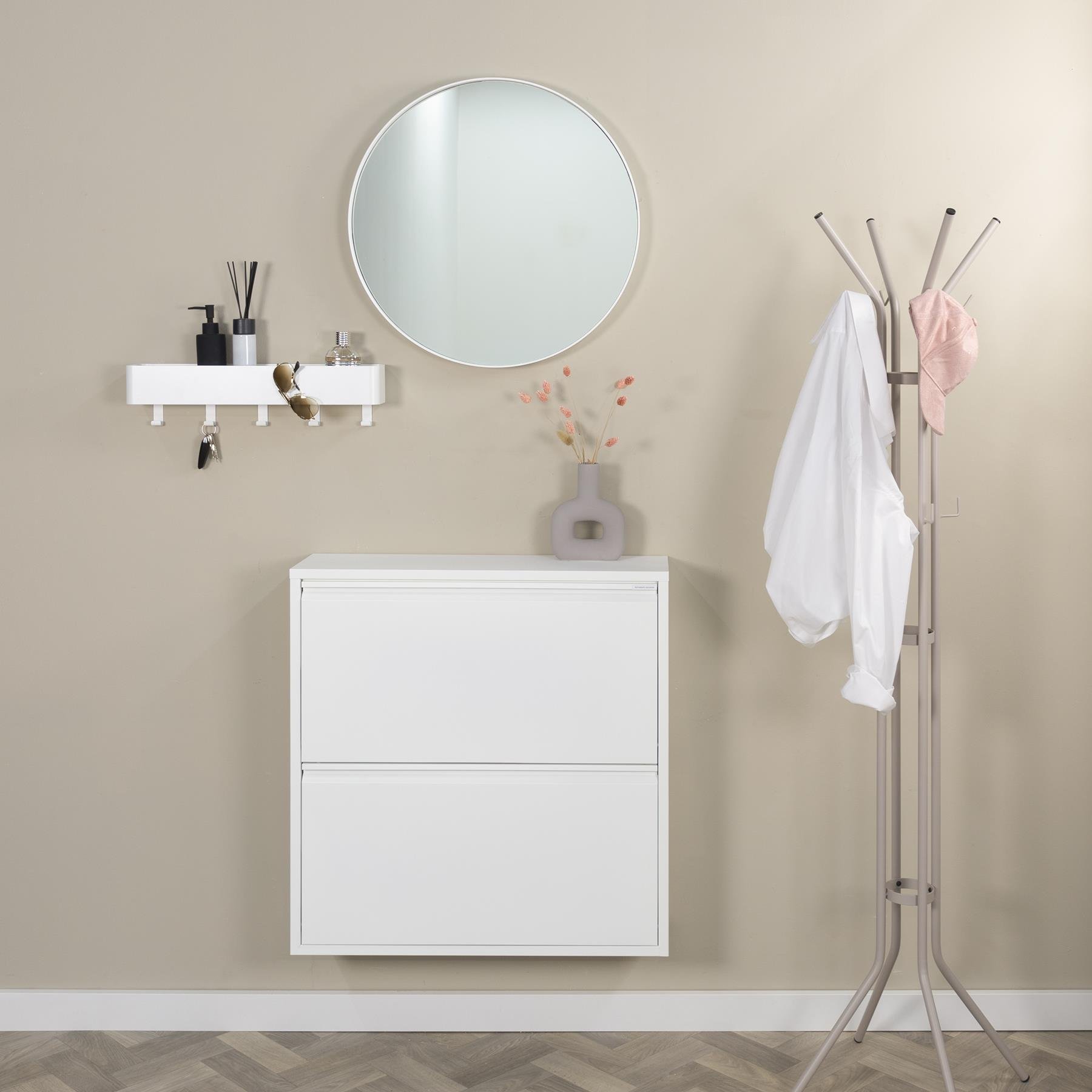Spinder Design Billy 2 Schoenenkast - Wit