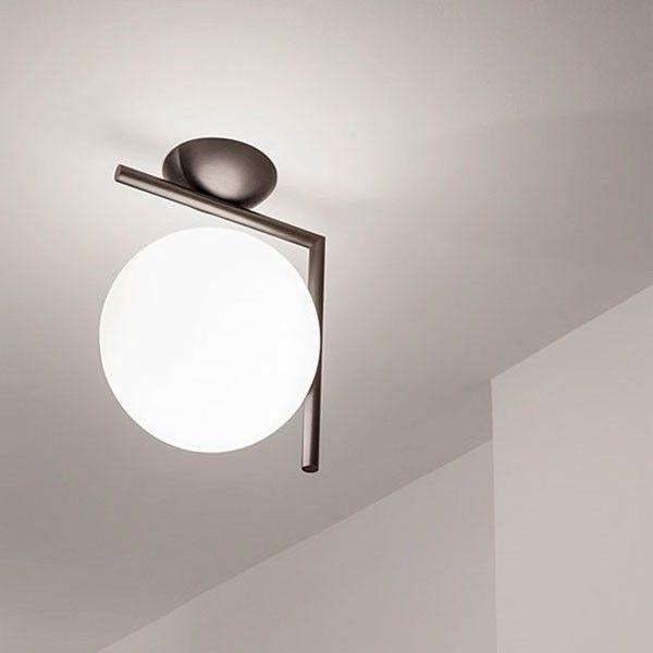 Flos IC Lights C|W1 wandlamp zwart