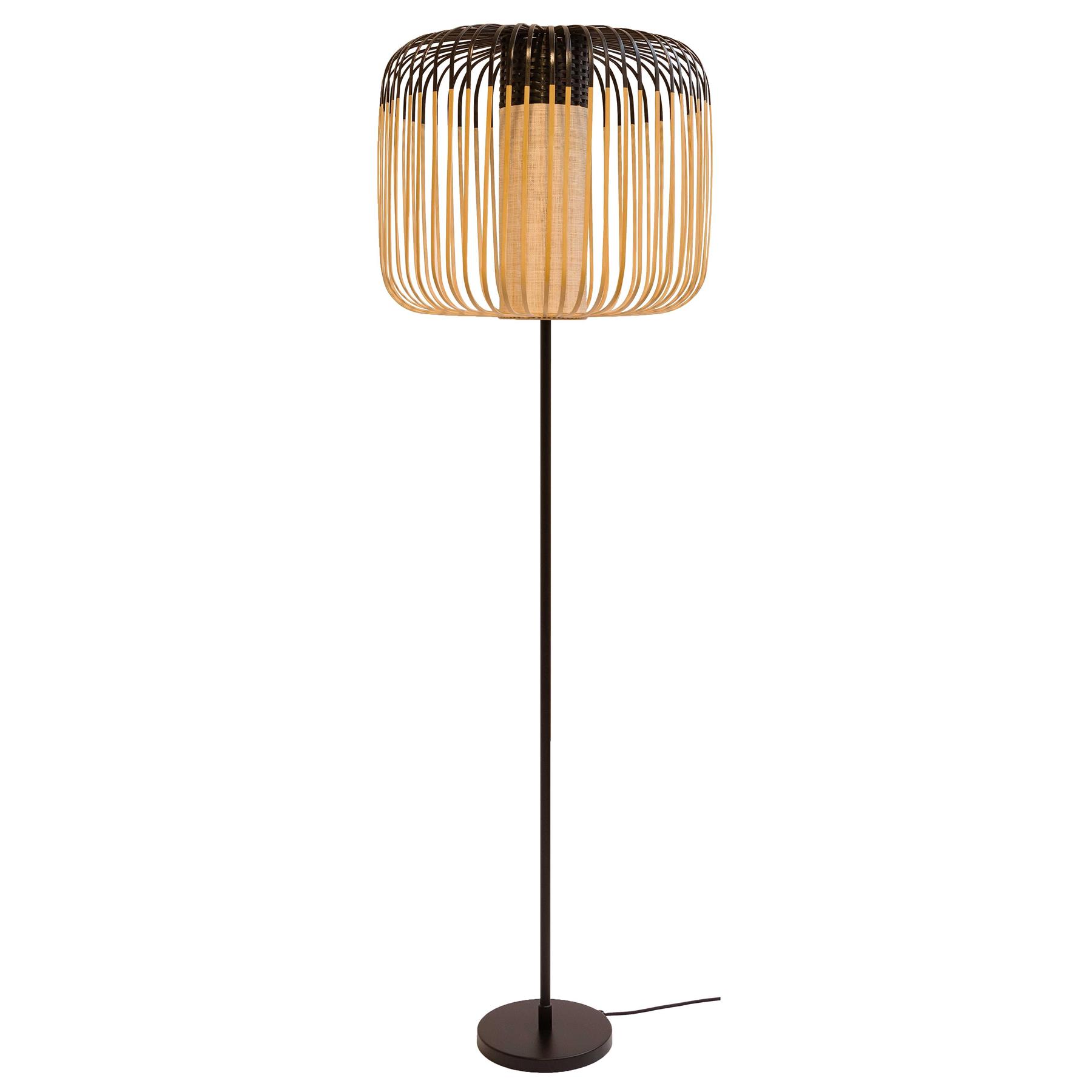Forestier Bamboo Light vloerlamp zwart