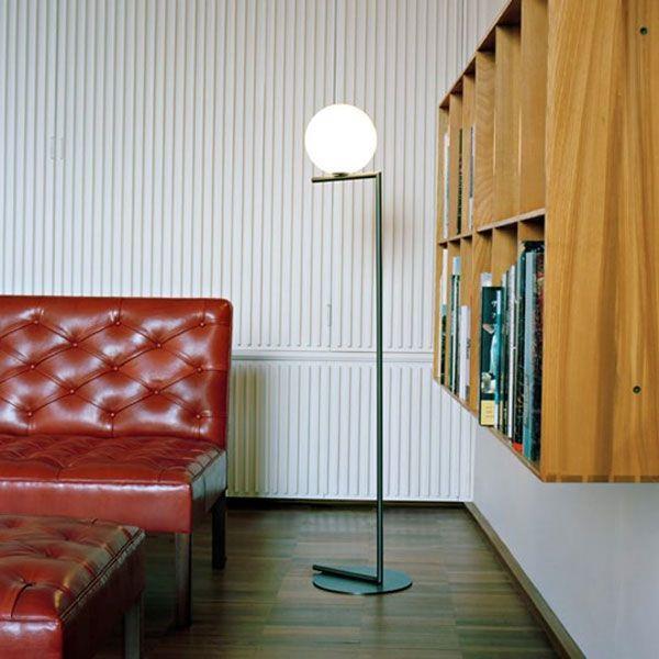 Flos IC Lights F2 vloerlamp messing
