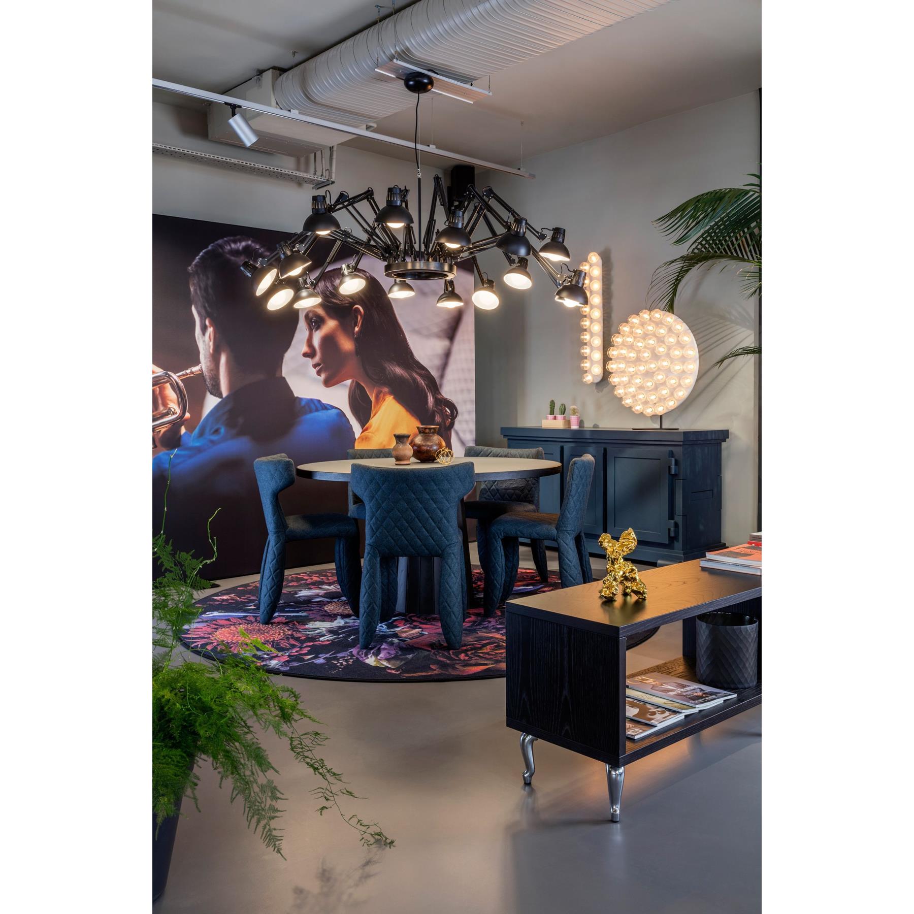 Moooi Carpets Fool's Paradise vloerkleed Ø250 polyamide paars