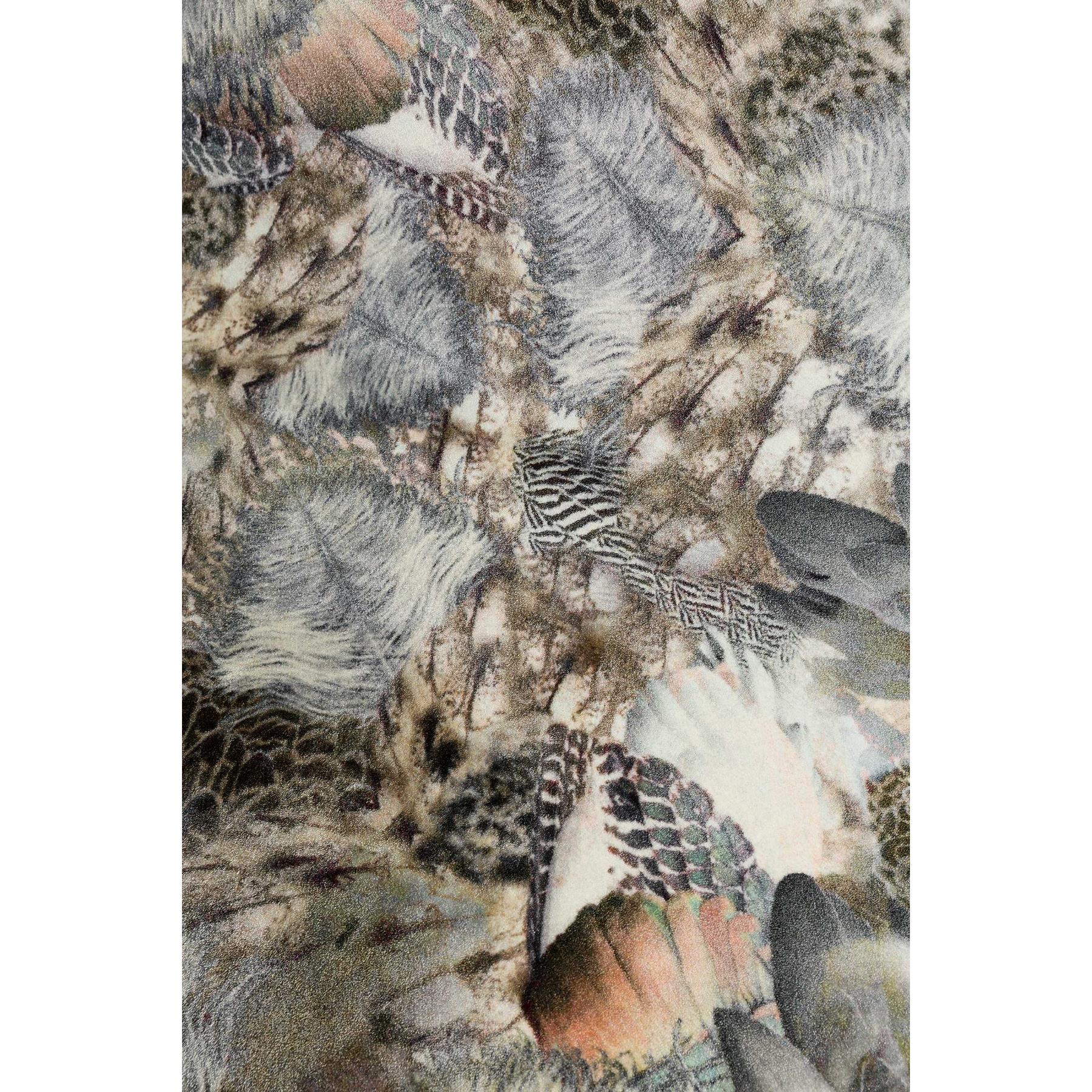 Moooi Carpets Dodo Pavone vloerkleed Ø250 polyamide grijs