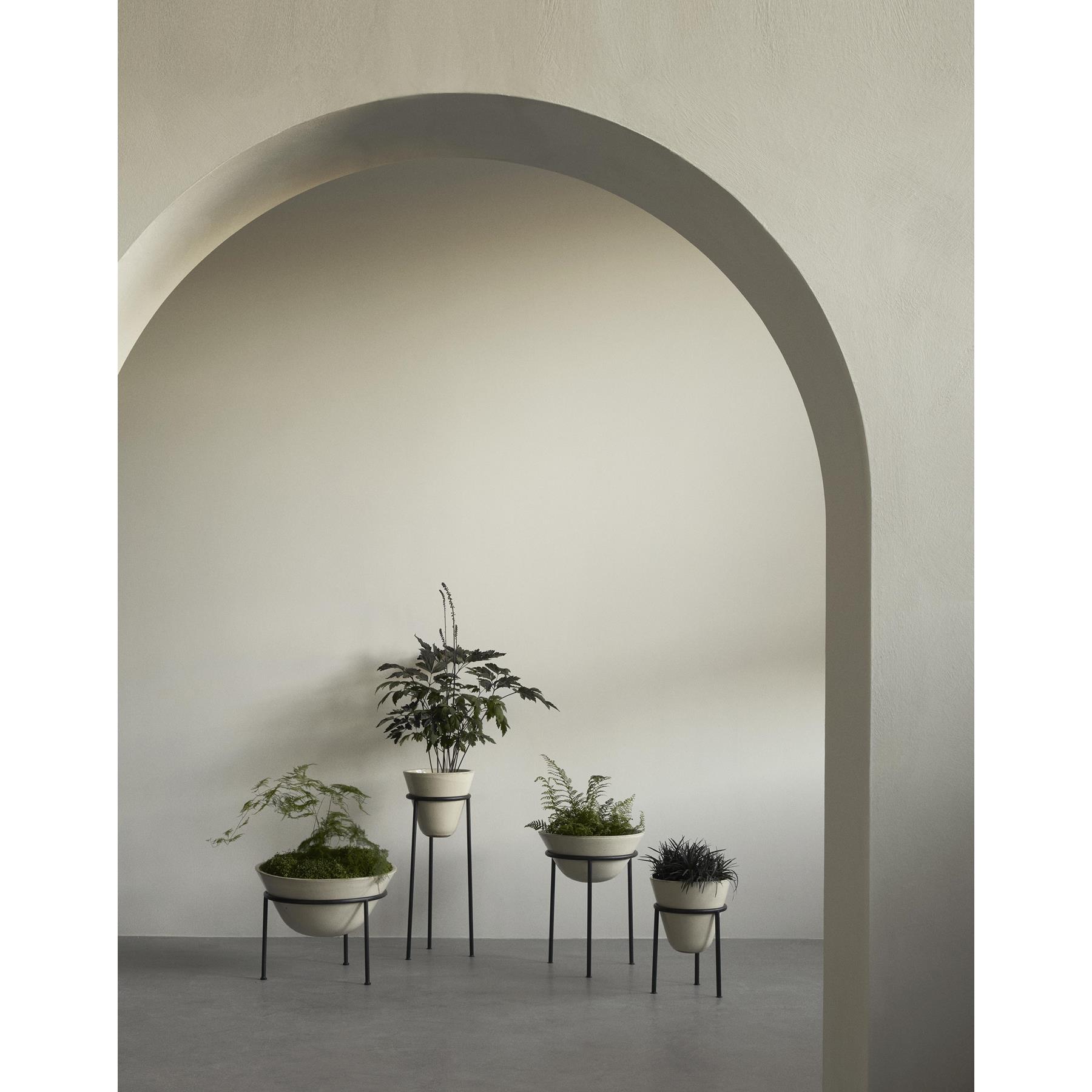 Audo Copenhagen Daiza plantenbak H45 Ø35 ivoor