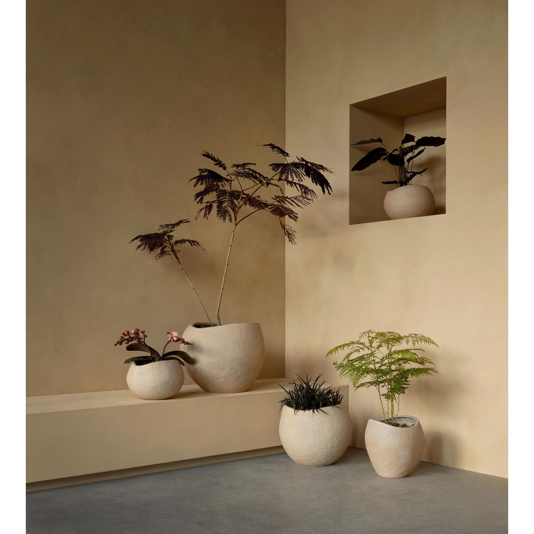Audo Copenhagen Plantas bloempot small ivoor