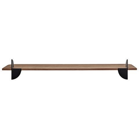AYTM Aedes wandplank 80 walnoot|zwart