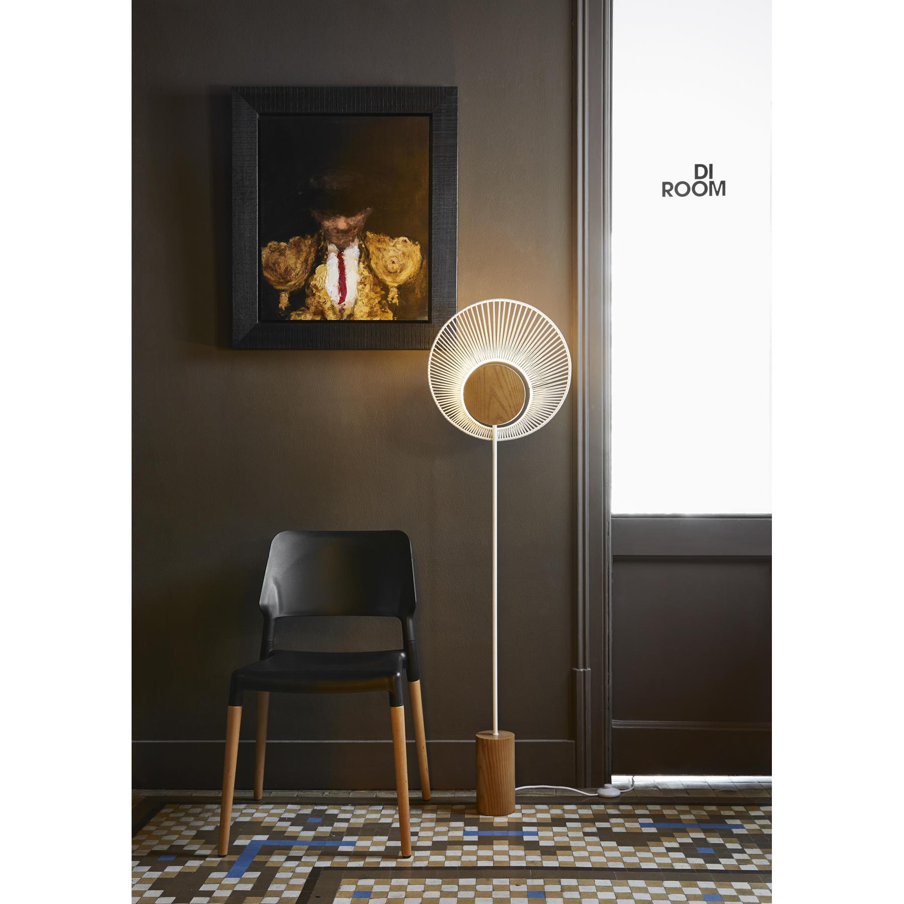 Forestier Oyster vloerlamp white