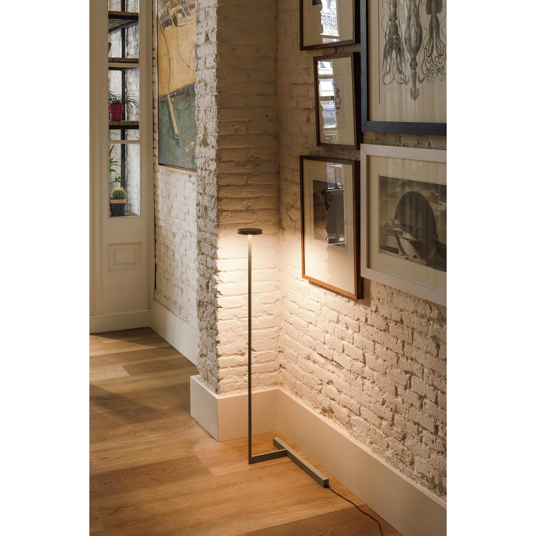 Vibia Flat 5955 vloerlamp LED Terra Red