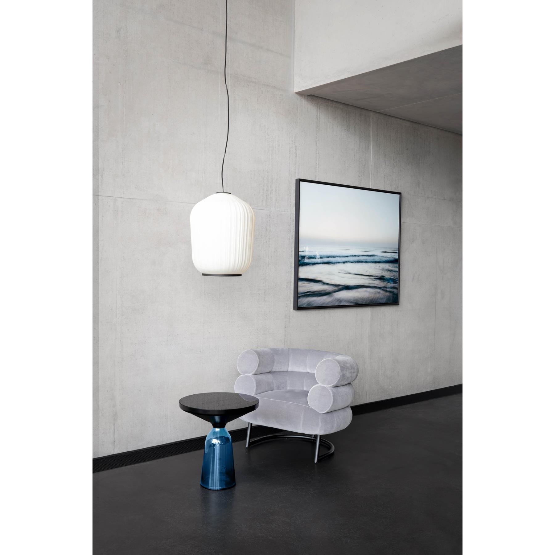 ClassiCon Plissée hanglamp zwart