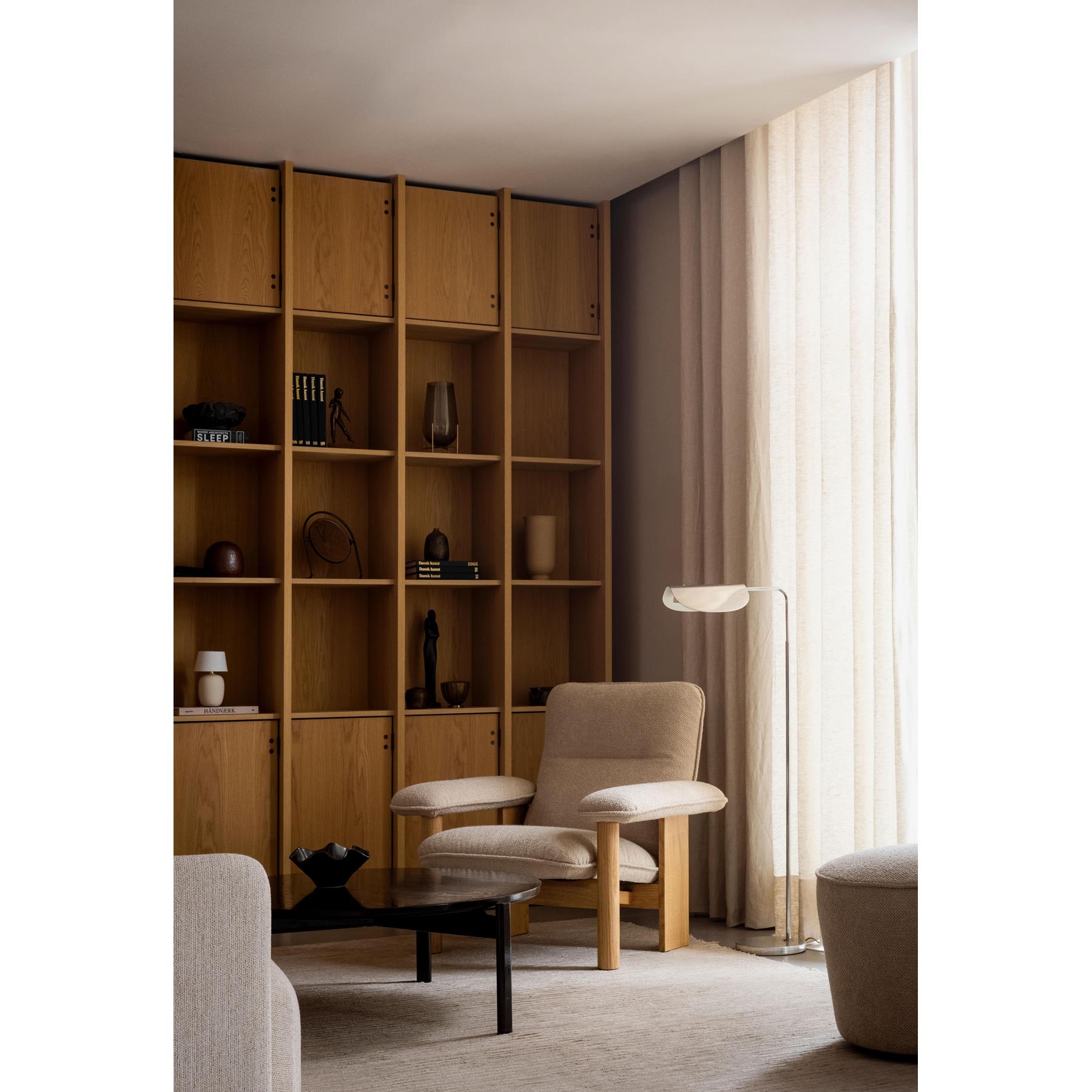 Audo Copenhagen Wing vloerlamp aluminium