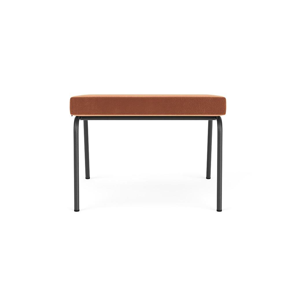 FÉST Monday ottoman zwart Soil 01 natural
