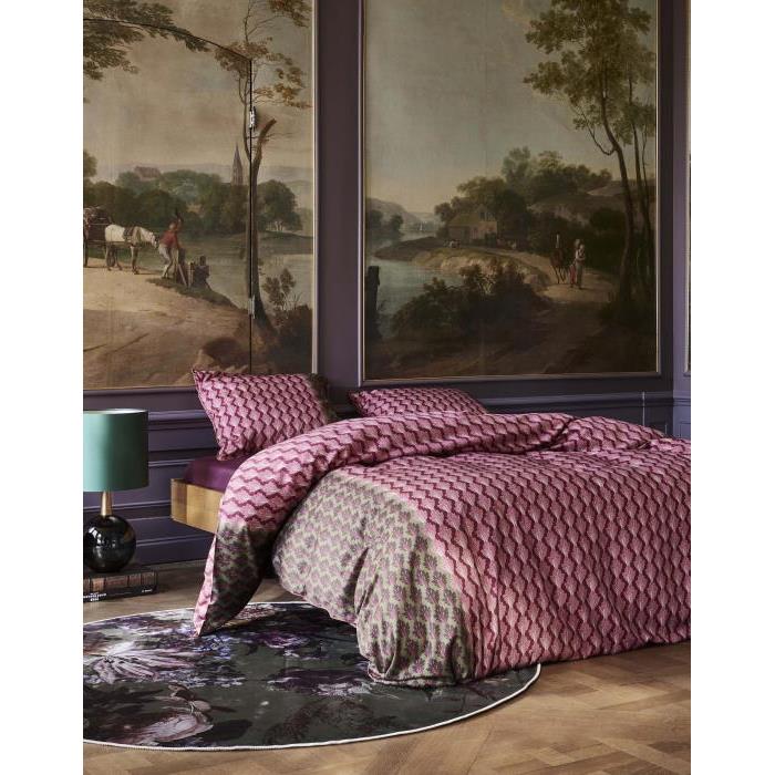 Essenza Tesse Dekbedovertrek Cherry red 140 x 220 cm