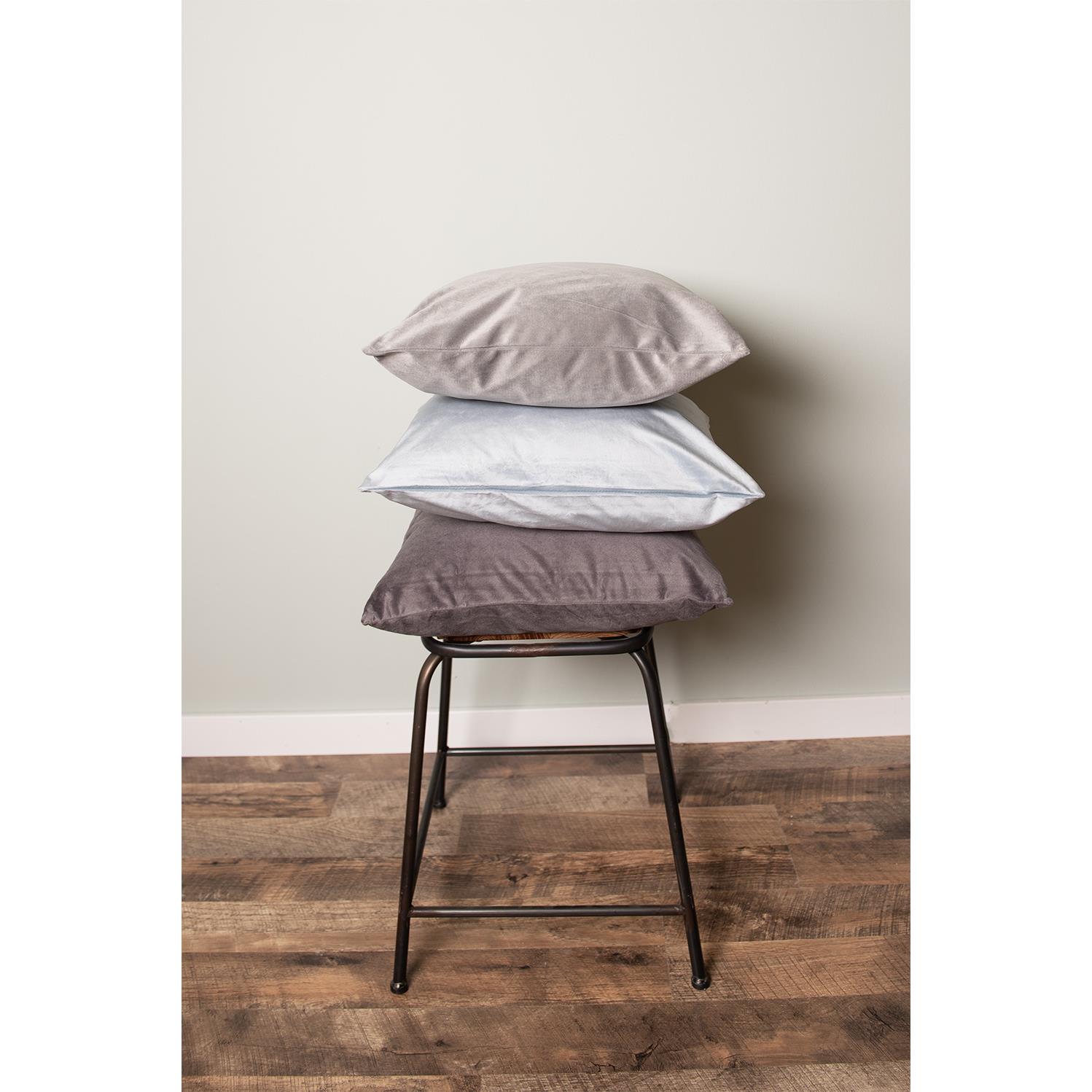 Clayre & Eef Kussenhoes  45x45 cm Blauw Polyester Sierkussenhoes