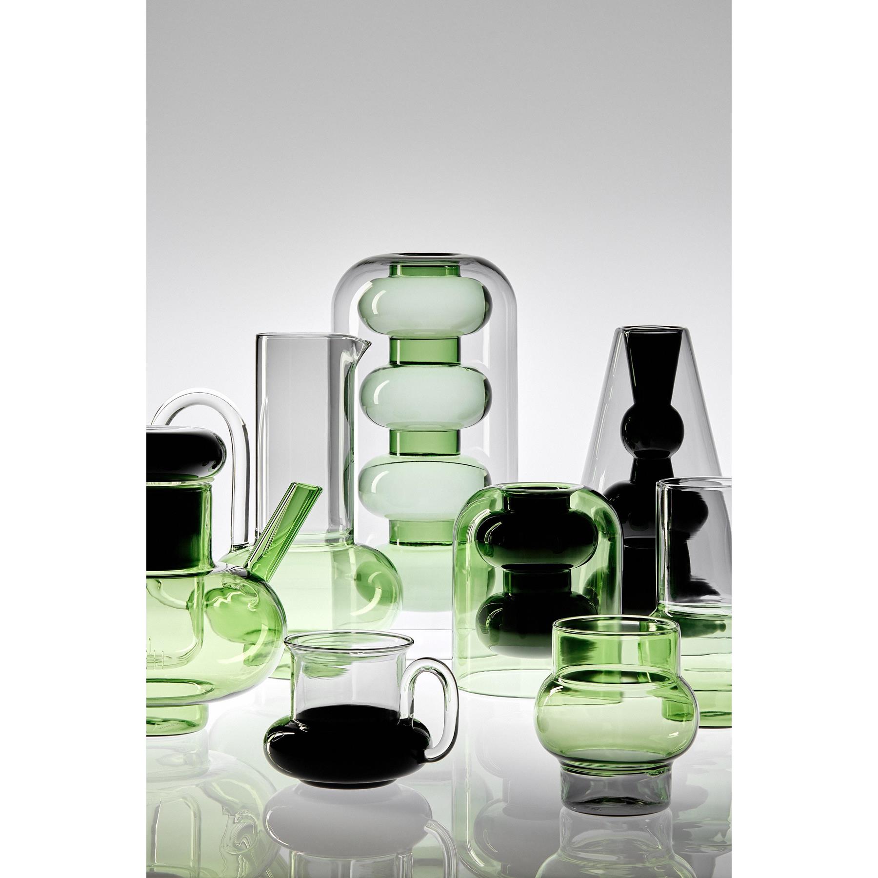 Tom Dixon Bump theepot zwart|groen