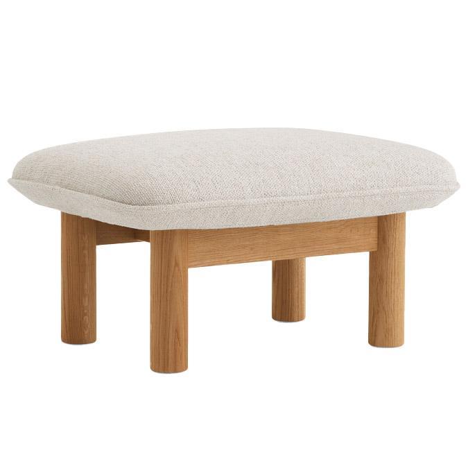 Audo Copenhagen Brasilia voetenbank naturel eiken Sheepskin Root
