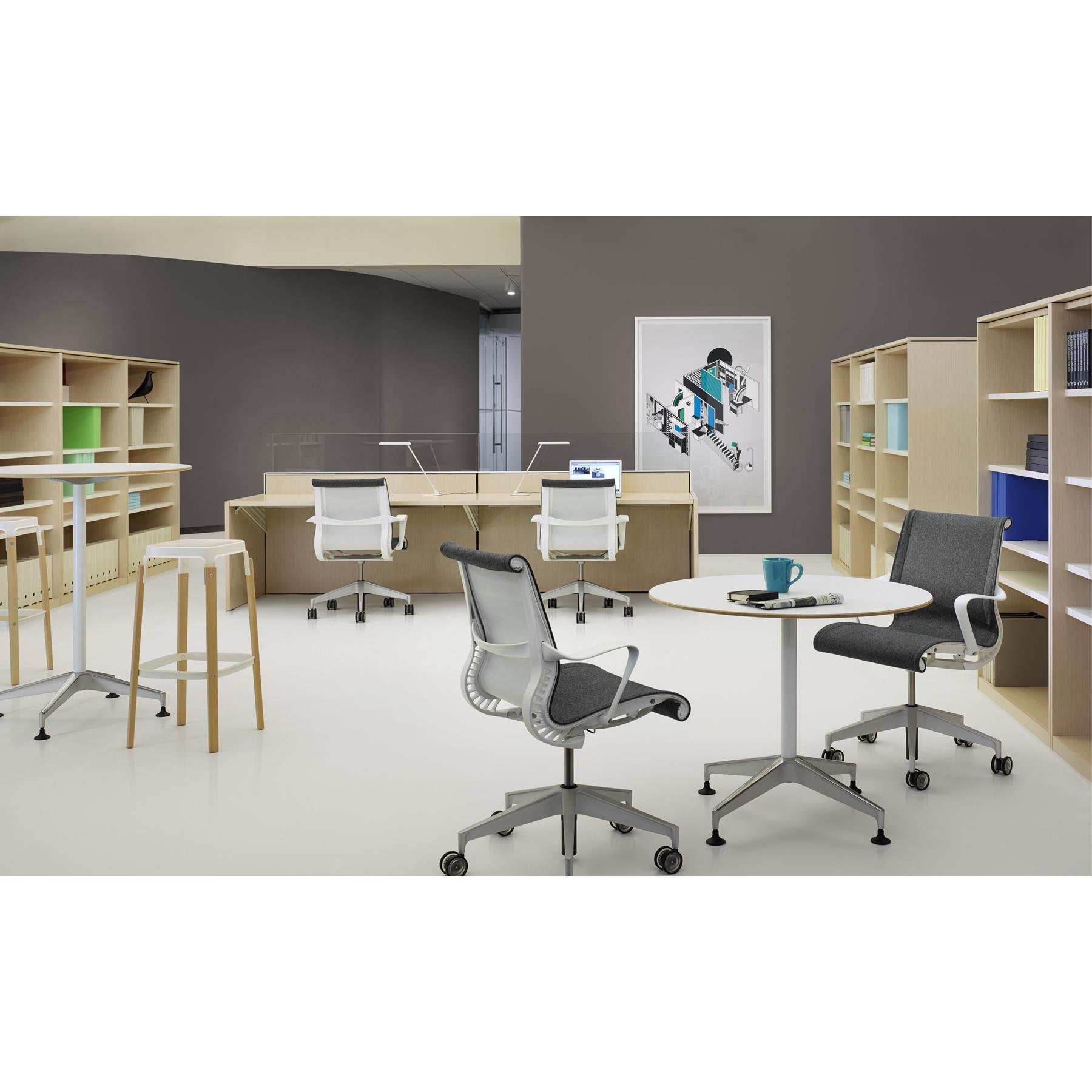 Magis Steelwood barkruk wit|beuken 78cm