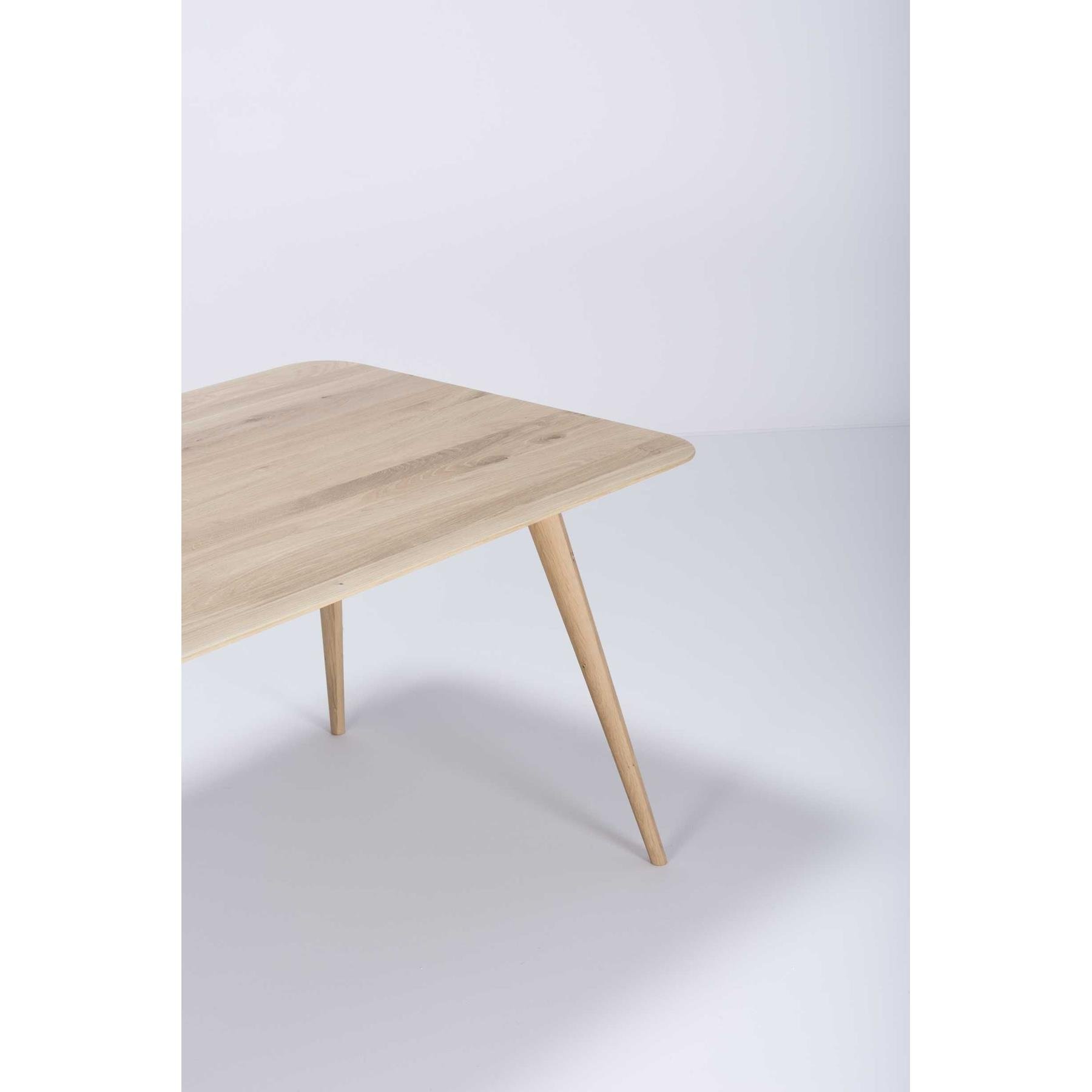 Gazzda Stafa Tafel hout 180x90 whitewash