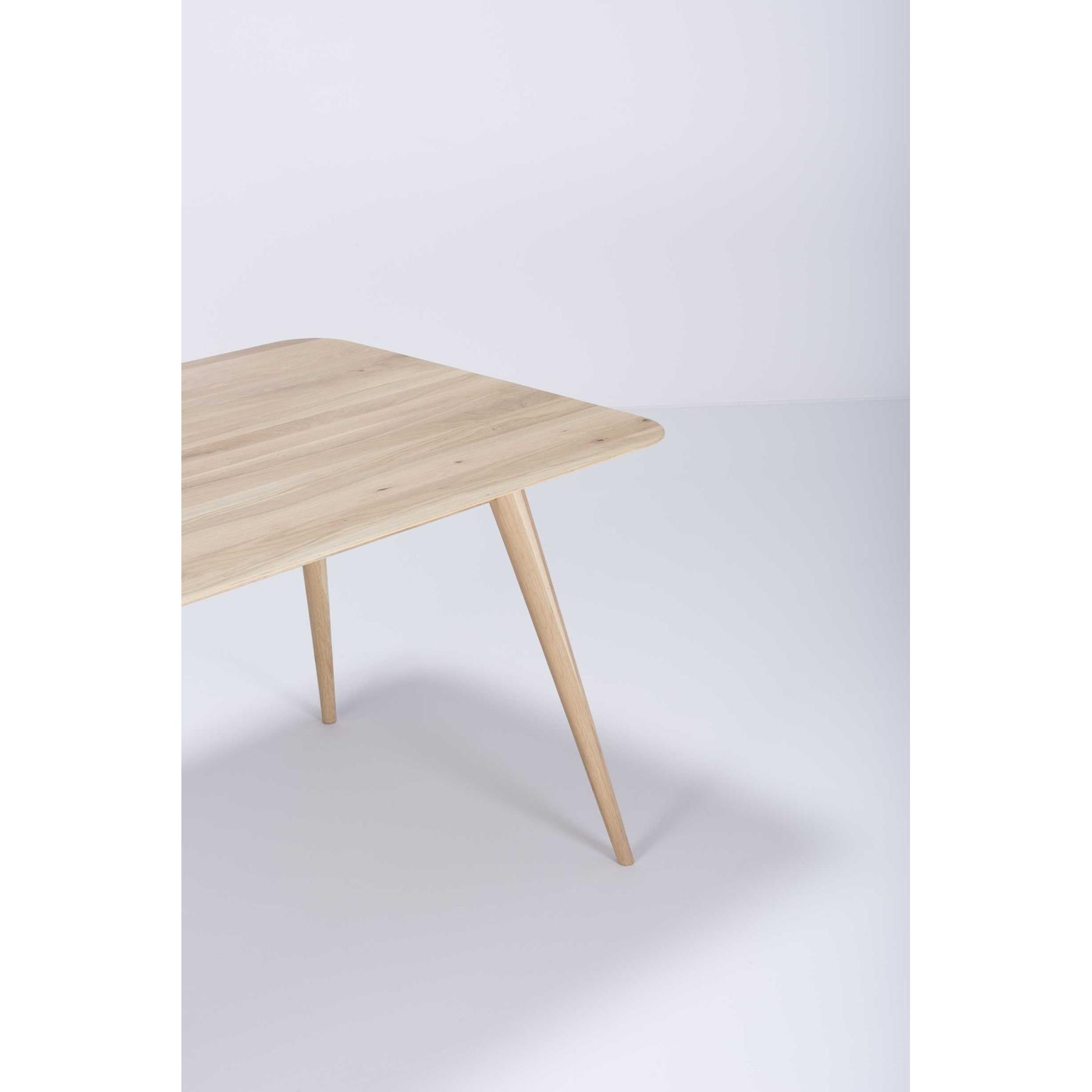 Gazzda Stafa Tafel hout 200x90 whitewash