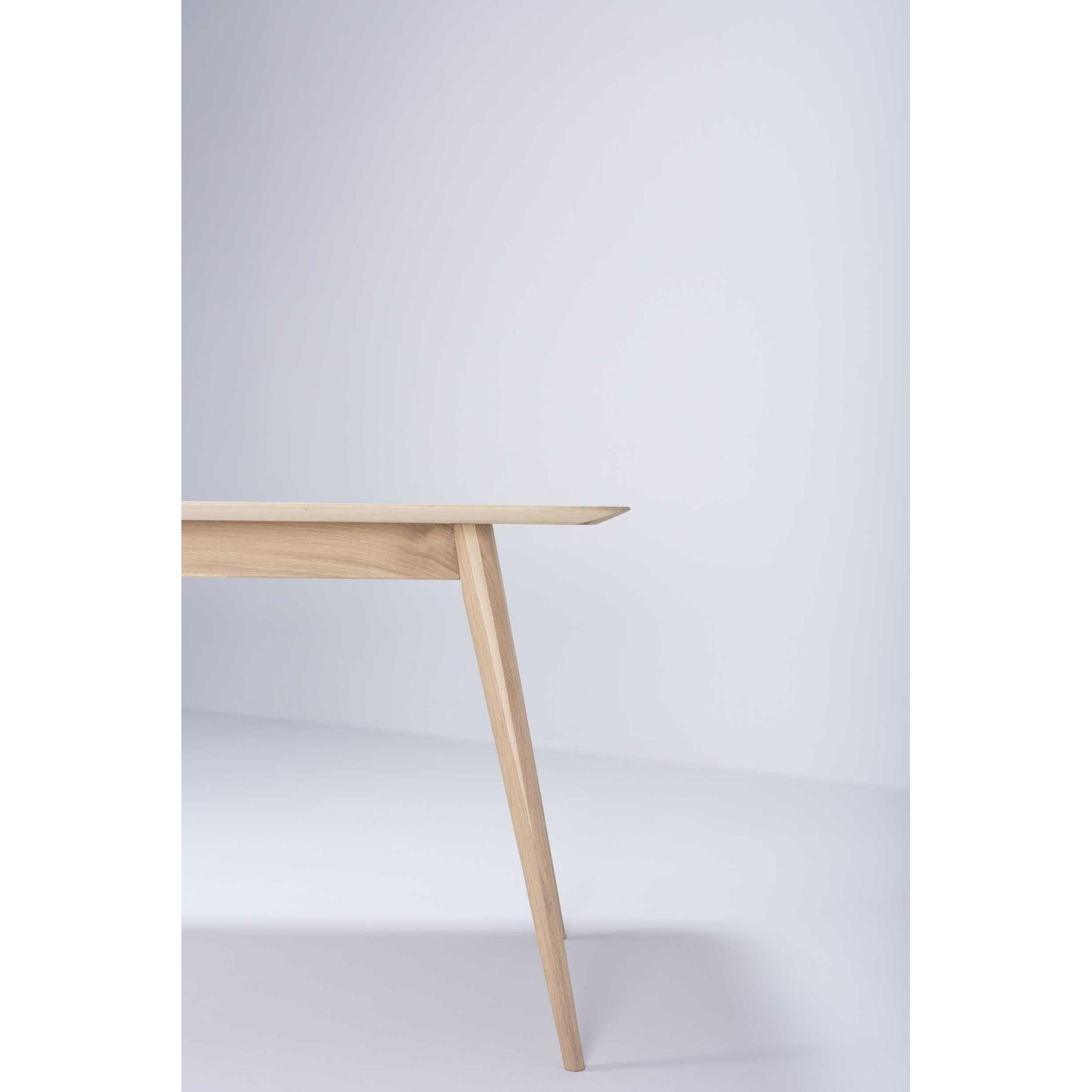 Gazzda Stafa Tafel hout 200x90 whitewash