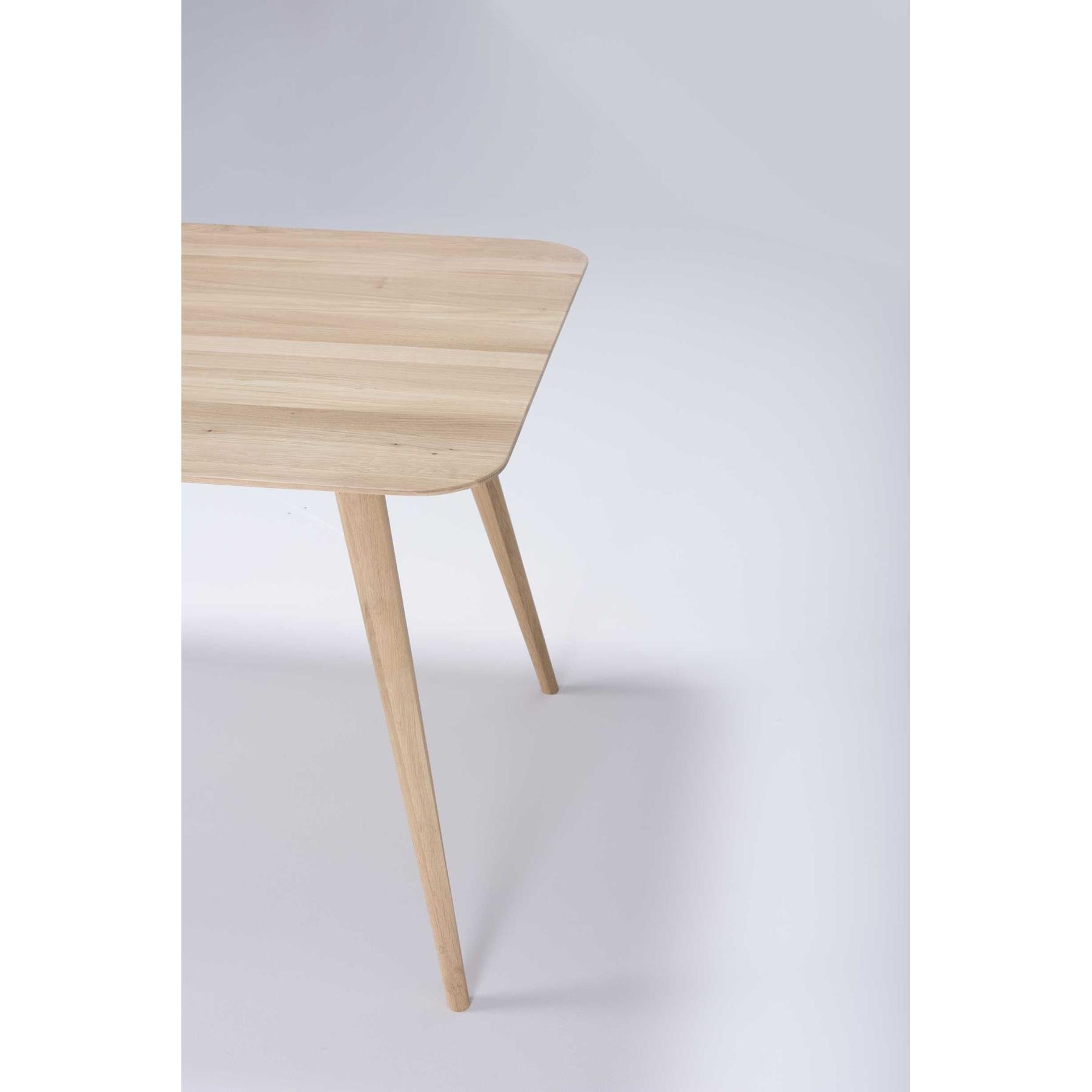 Gazzda Stafa Tafel hout 200x90 whitewash