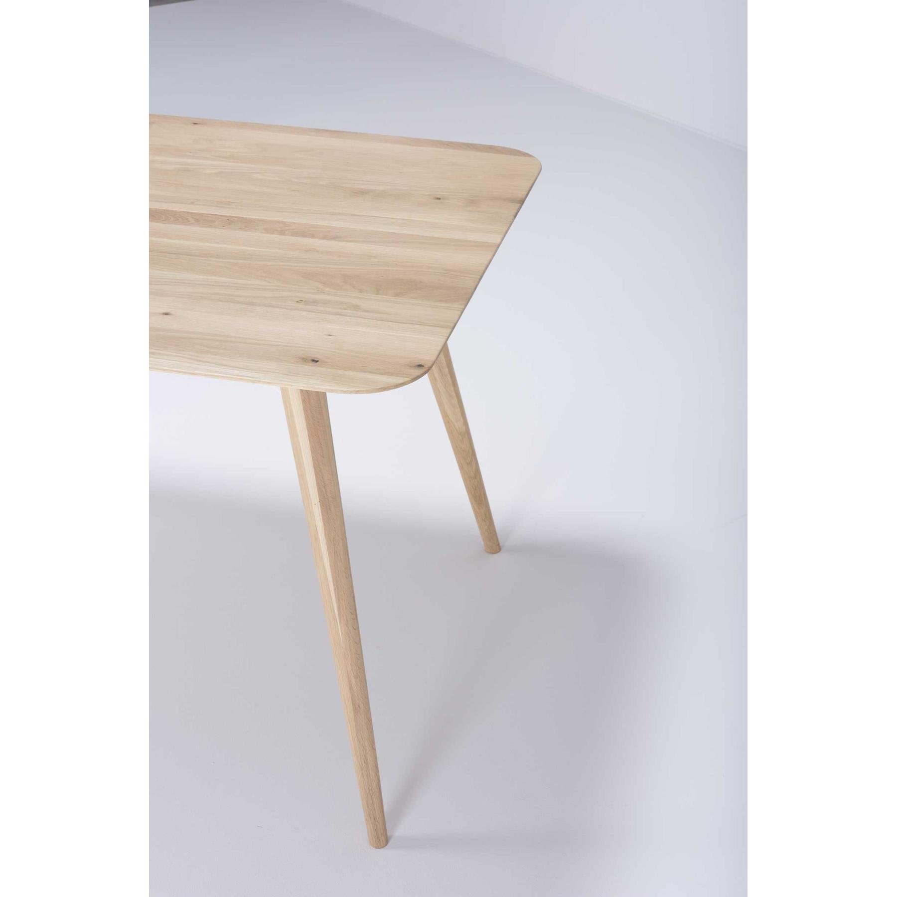 Gazzda Stafa Tafel hout 200x90 whitewash