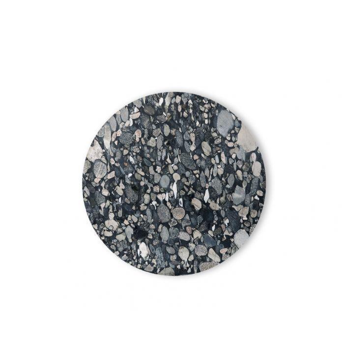 Tom Dixon Fan 60 salontafel zwart|Pebble marmer
