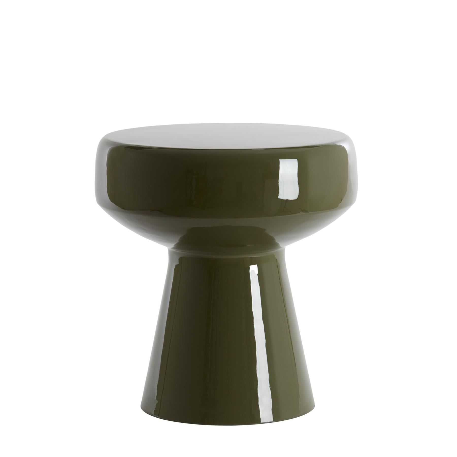 Light & Living Bijzettafel Dakwa - Groen - Ø38cm