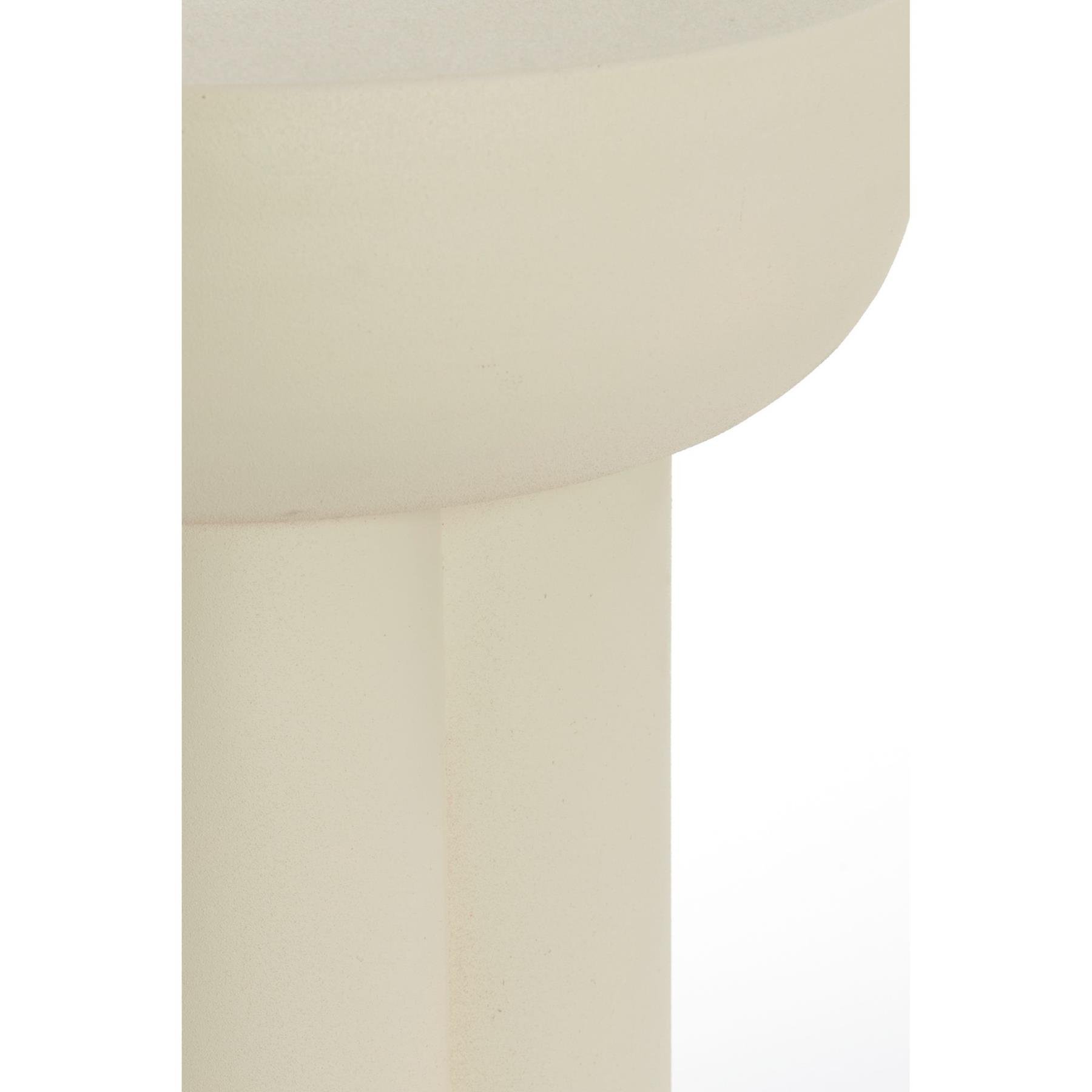 Light & Living Bijzettafel Mikola - Wit - Ø46cm