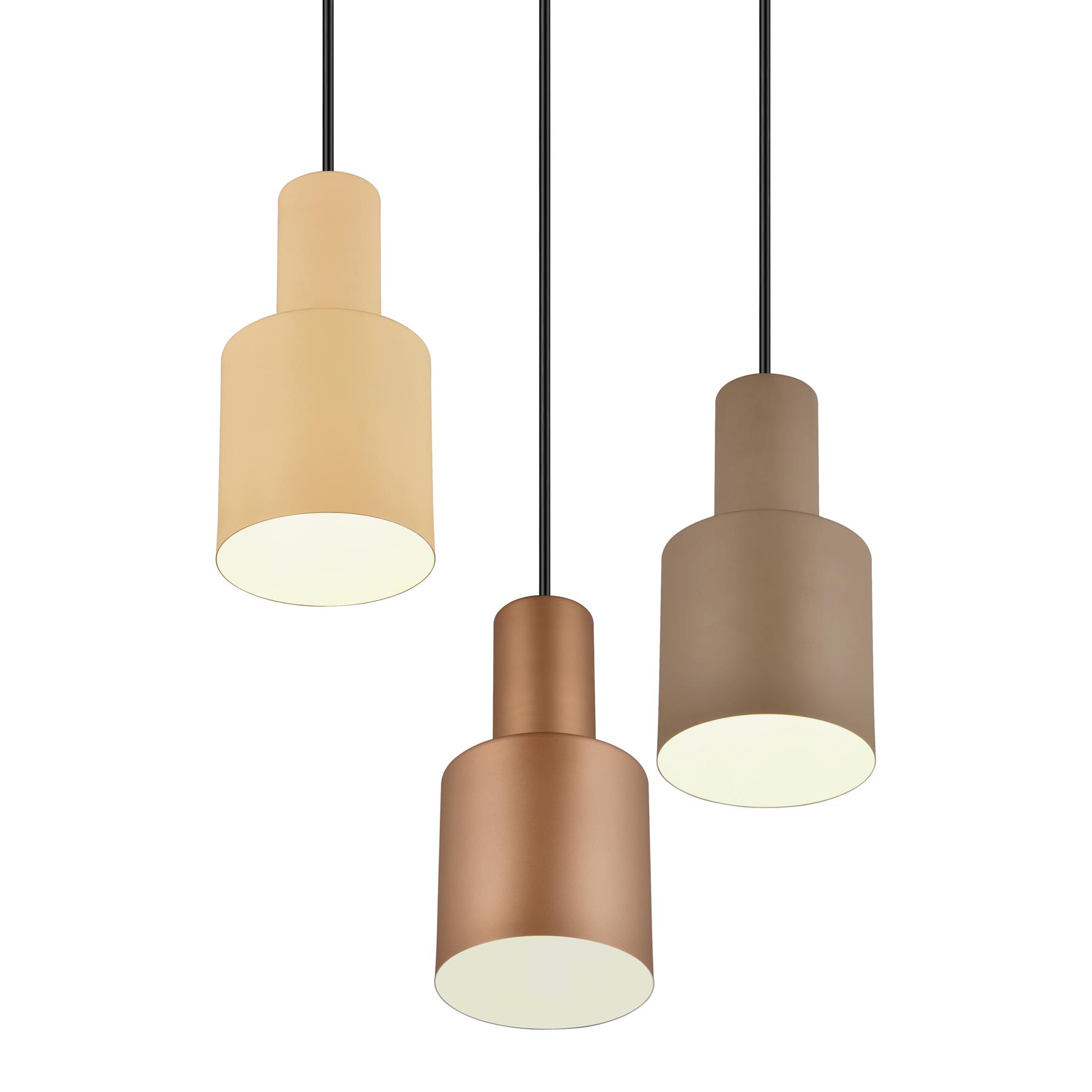 TRIO Agudo Hanglamp Multicolor - 3x E27