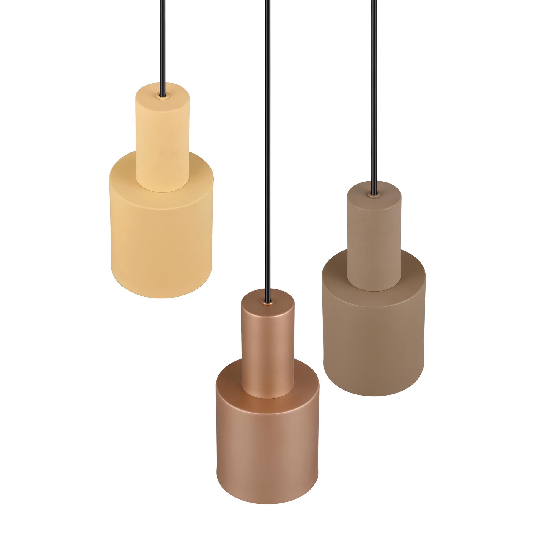 TRIO Agudo Hanglamp Multicolor - 3x E27