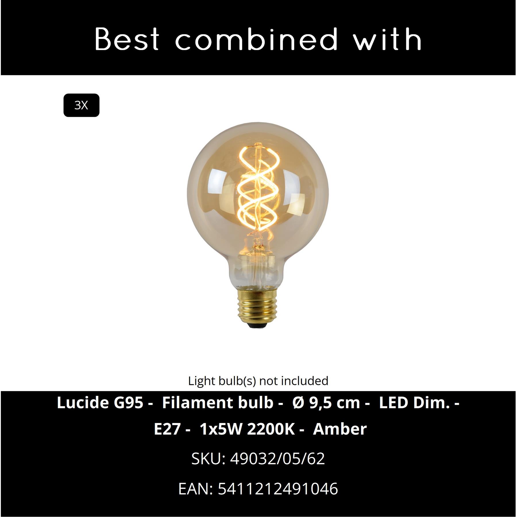 Lucide MR16 - Led bulb - Ø 5 cm - LED Dim. - GU10 - 1x5W 2200K