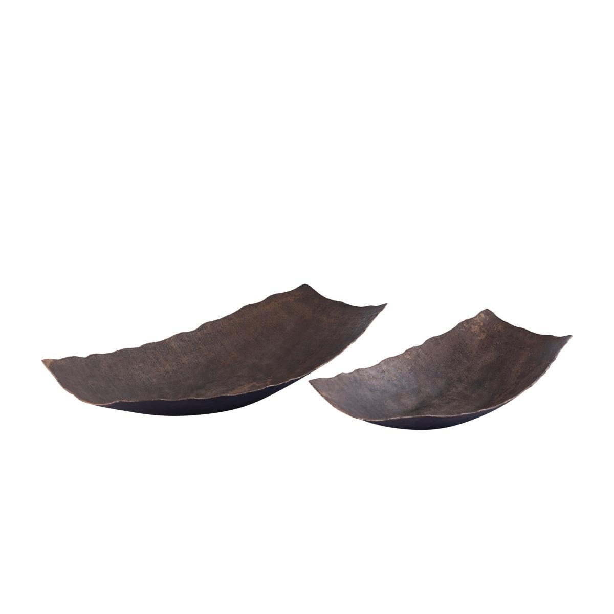 PTMD Semin Schaal - 64x32x11 cm - Aluminium - Koper