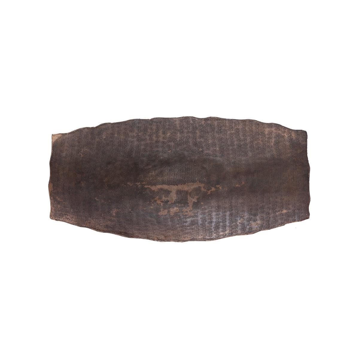 PTMD Semin Schaal - 64x32x11 cm - Aluminium - Koper