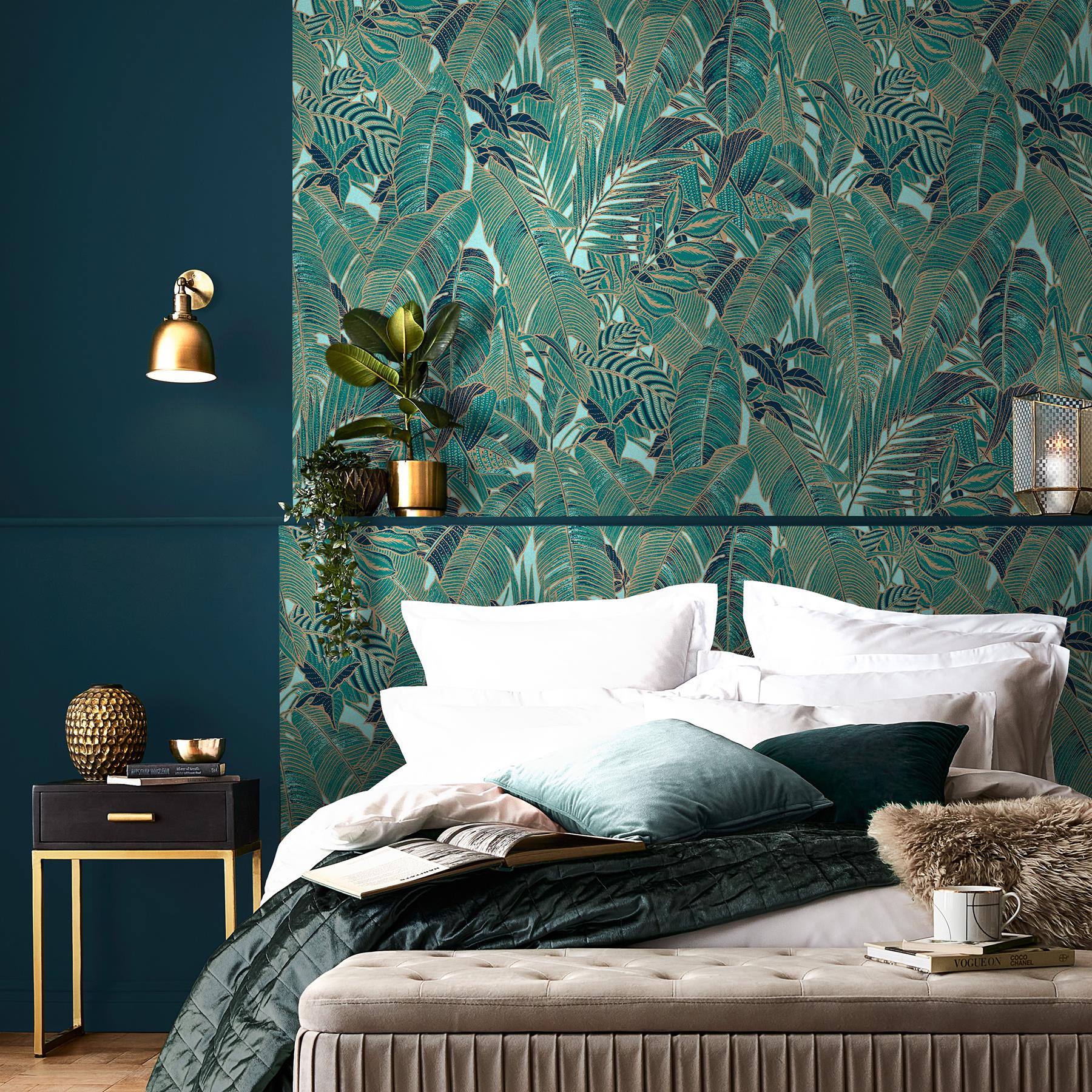 Graham & Brown vliesbehang Paradys Green groen