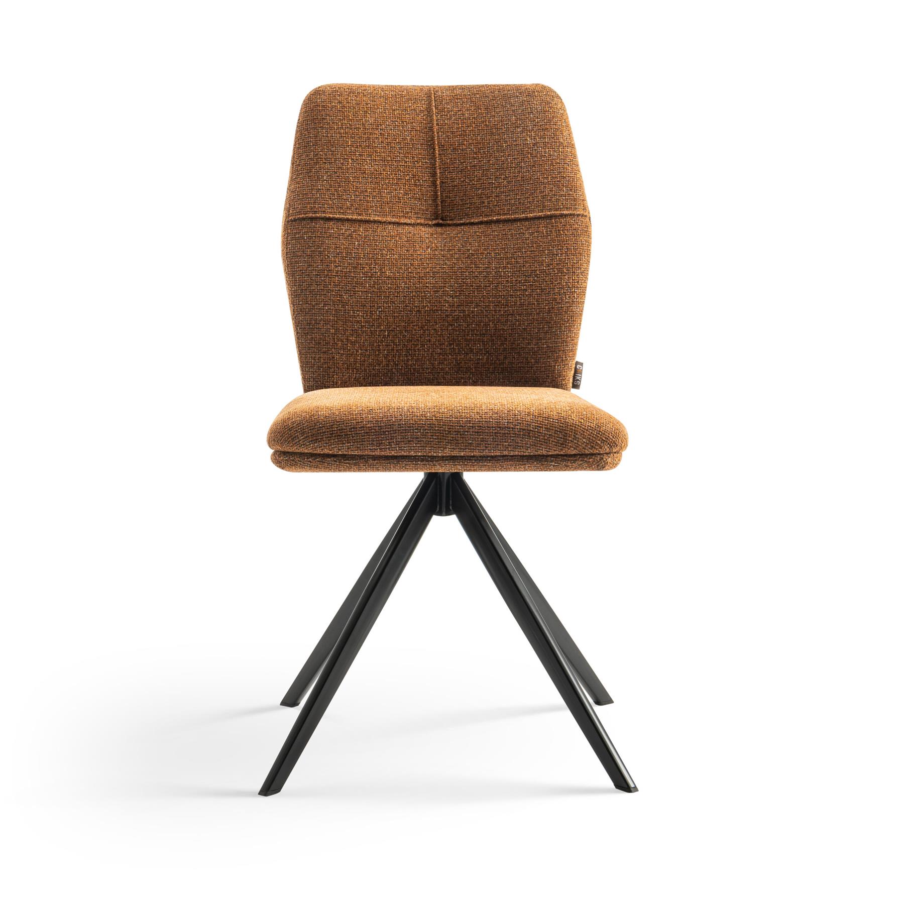 Furnihaus Eetkamerstoelen set van 2 - Emma - Oker Geel - Stof