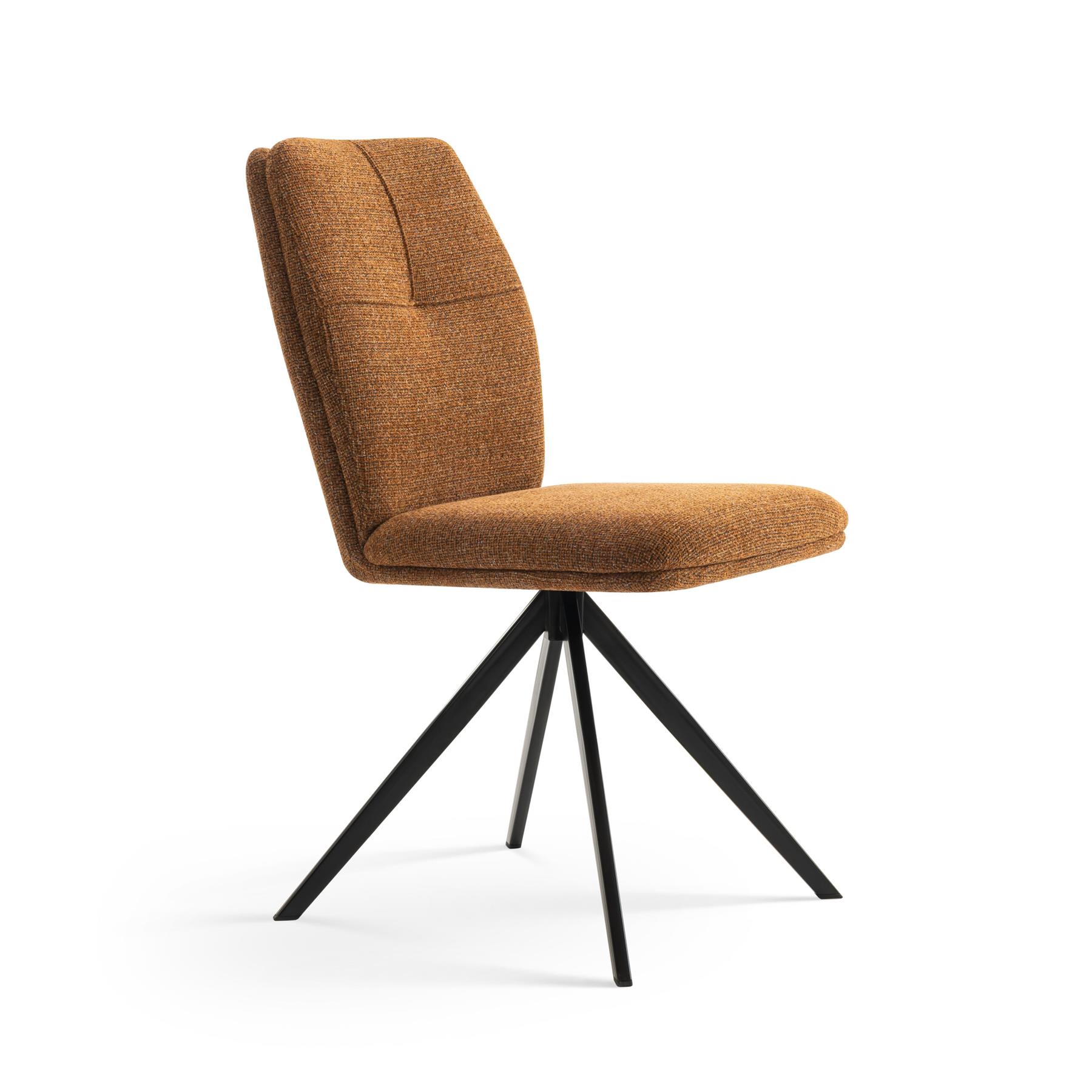 Furnihaus Eetkamerstoelen set van 2 - Emma - Oker Geel - Stof