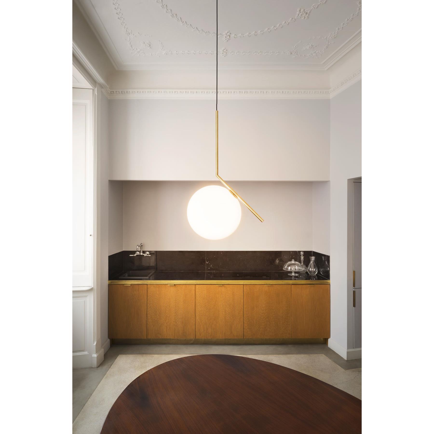 Flos IC Lights S1 hanglamp Ø20 messing