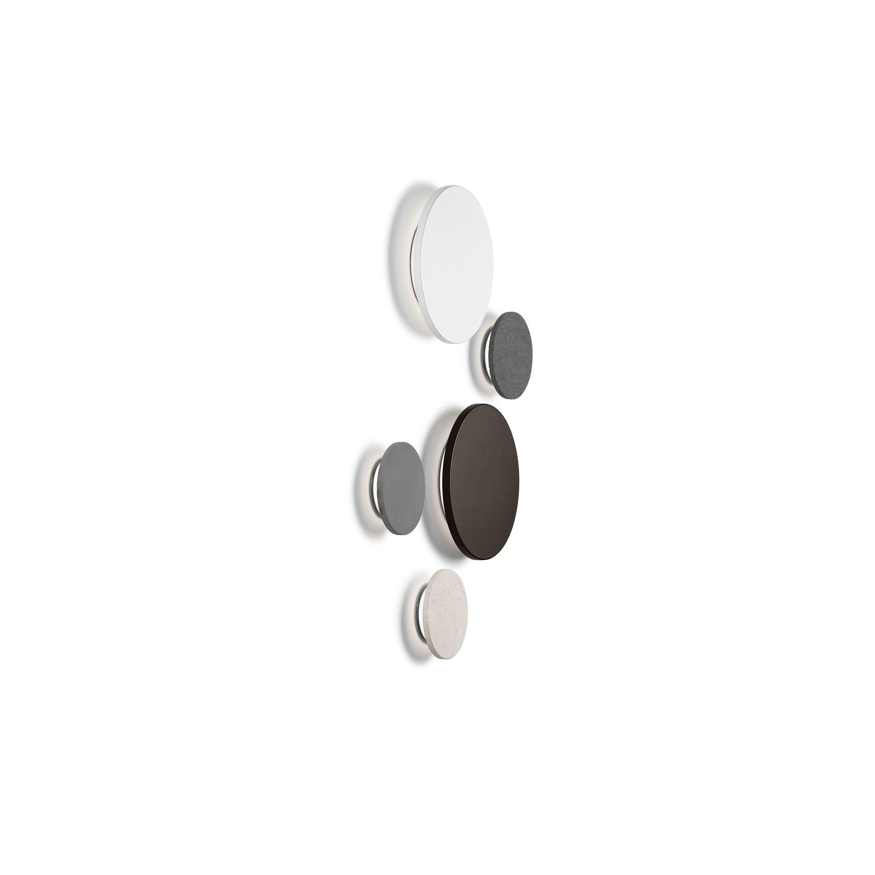 Flos Camouflage 240 wandlamp LED 2700K Crema d'Orcia steen