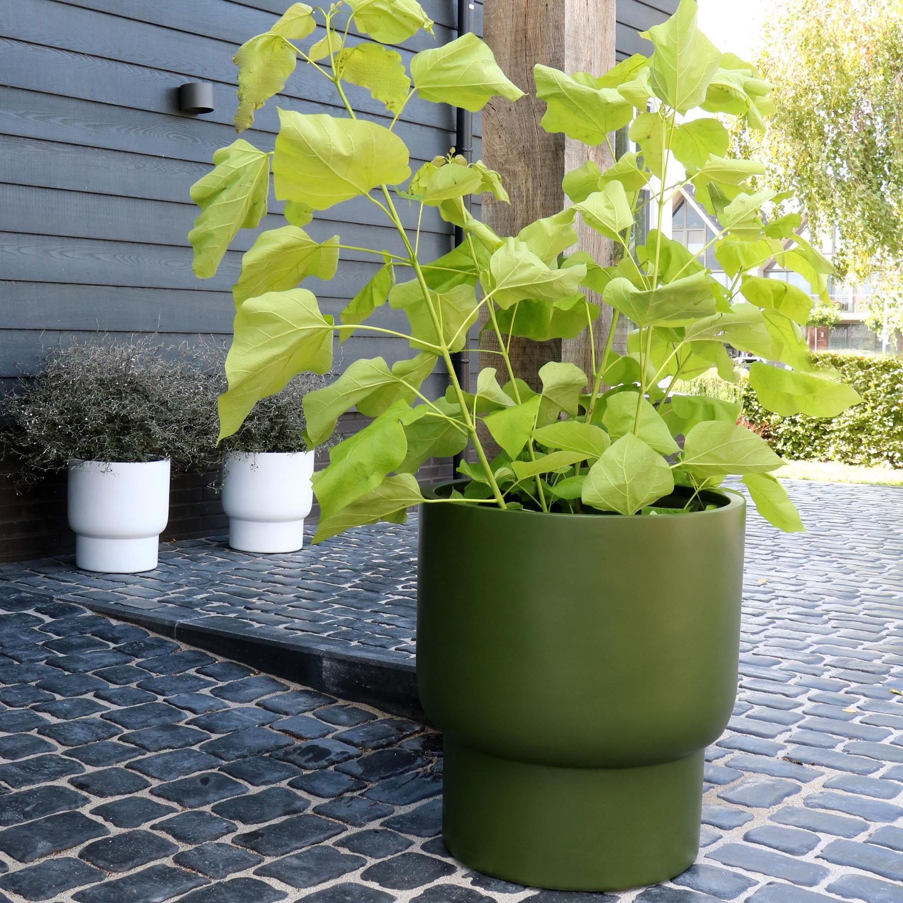 Vase The World Roskilde Bloempot Ø 37 cm - Groen