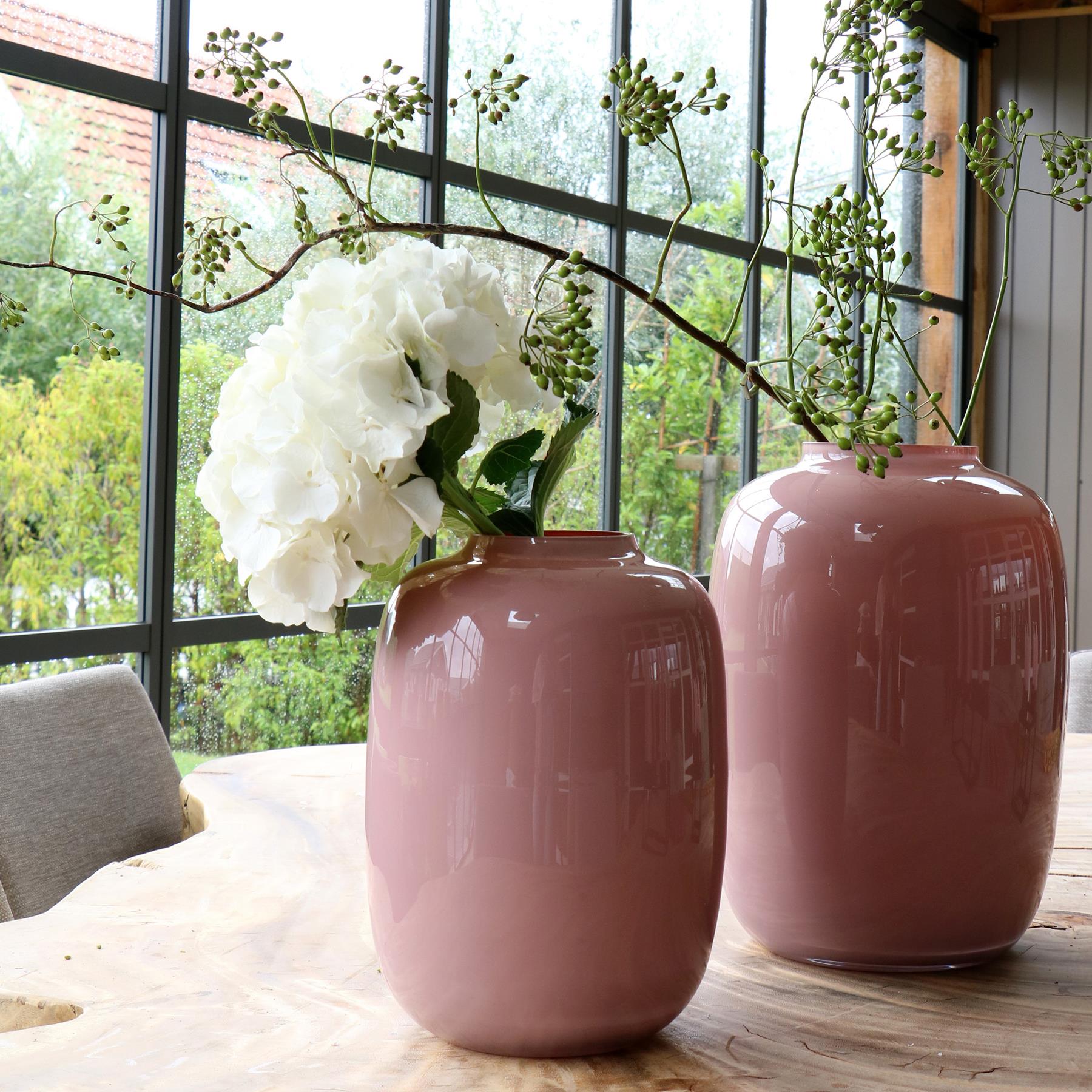 Vase The World Artic Vaas Ø 21 cm - Pastel Pink