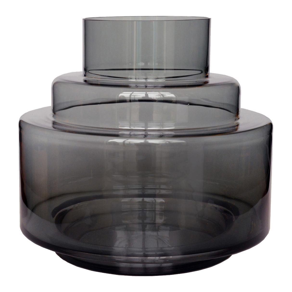 Vase The World Chari Vaas Ø 33 cm - Grijs
