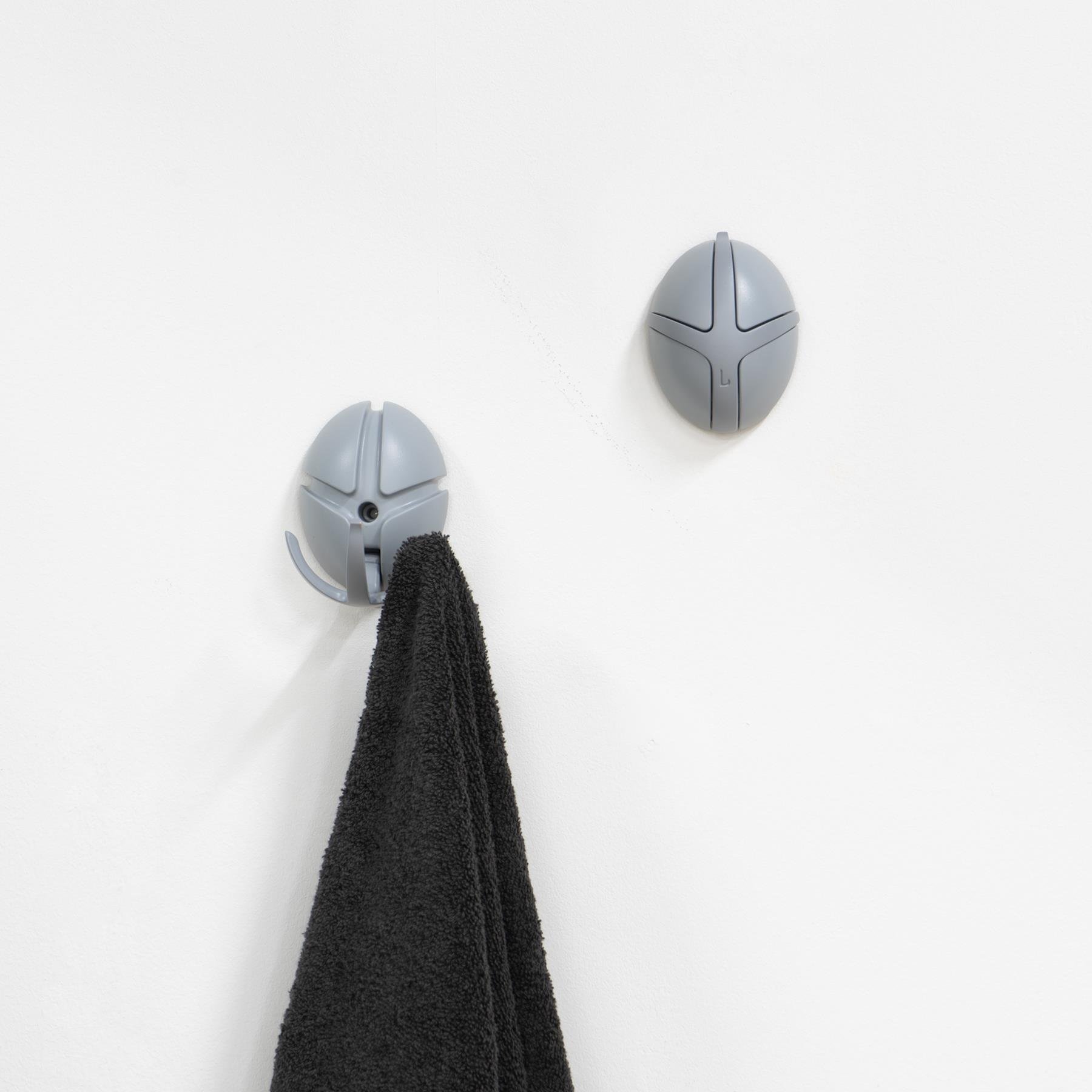 SPINDER DESIGN TICK Wandkapstok - Grigio | Grigio
