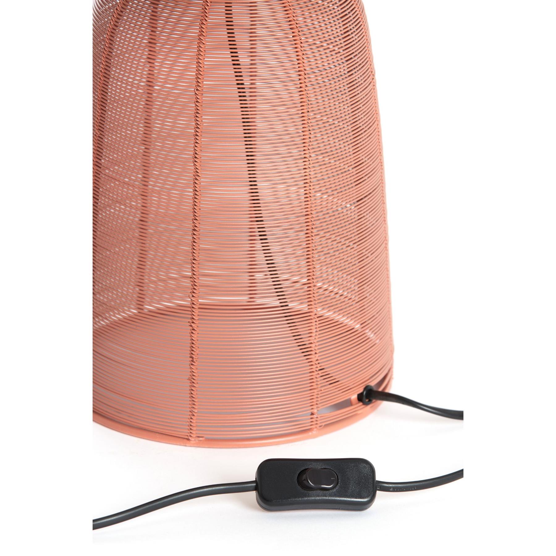 Light & Living Tafellamp Aboso - Rood - Ø24cm